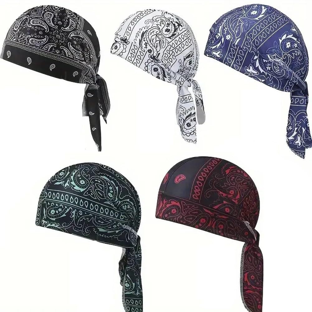 Zaewry Kopftuch 5 Stück Frauen Chemo Hut Turban Beanie, vorgebundene Headwraps, (5-St)