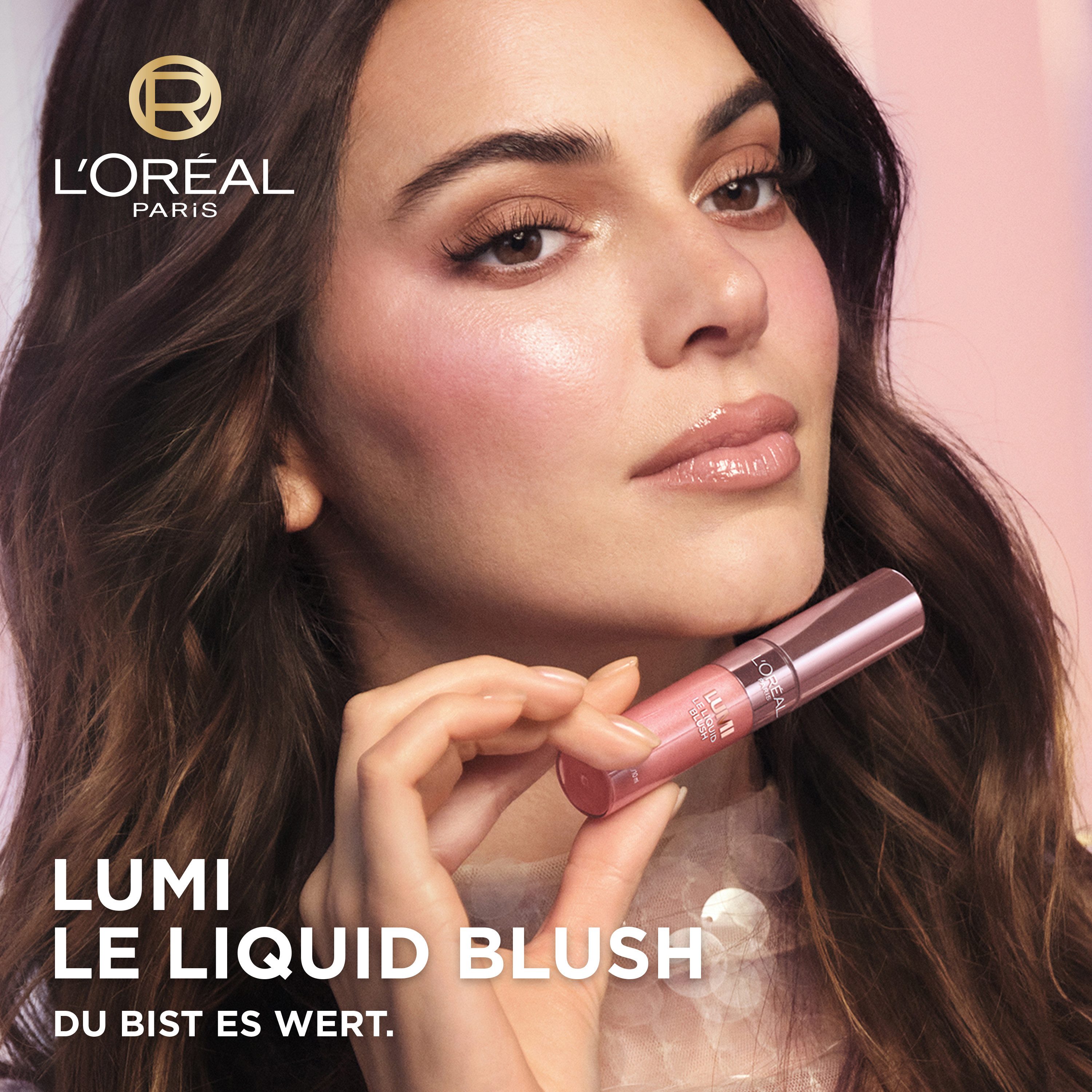 L'ORÉAL PARIS Rouge L'Oréal Paris Lumi Le Liquid Blush, besonders für das Gesicht geeignet