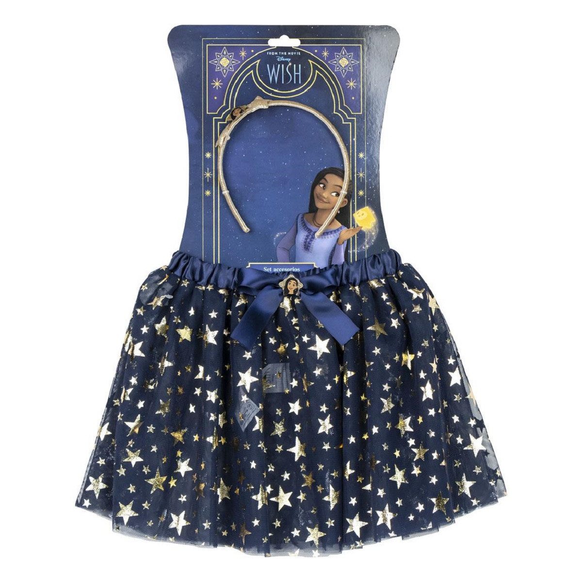 Disney Schleier Wish Tutu-Set für Kinder – 2-teilig mit niedlichem Kopfschmuck