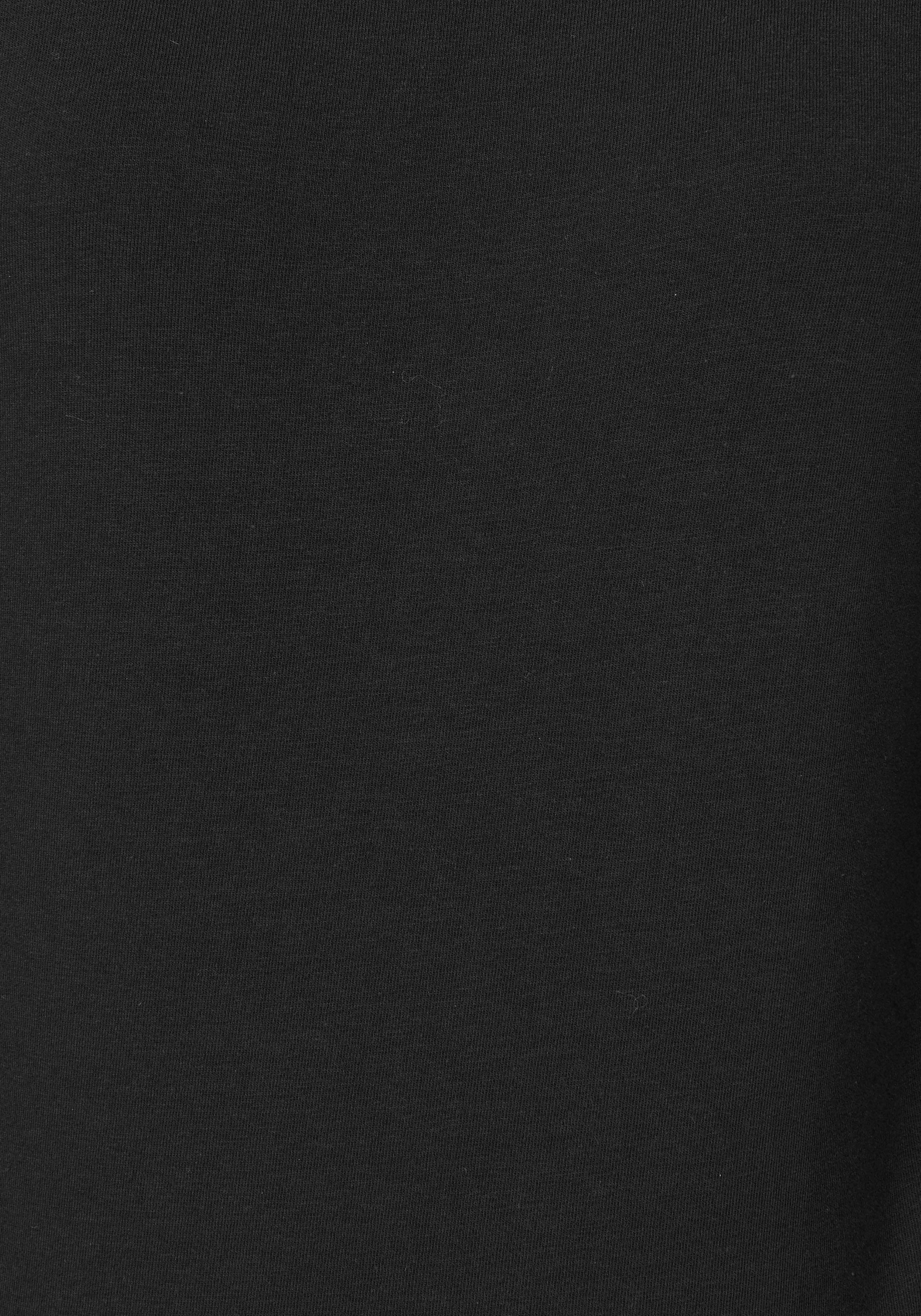 schwarz aus Vivance Baumwoll-Qualität Langarmshirt (2er-Pack) elastischer