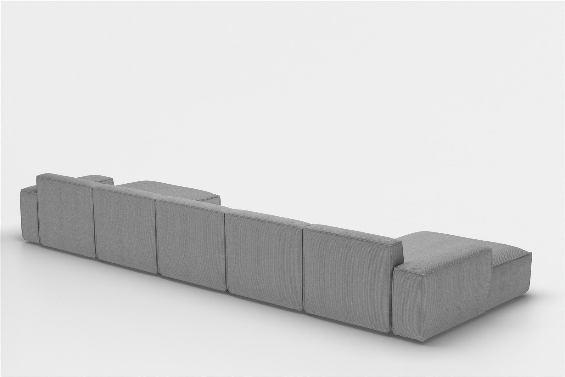 inkl. Breite Möbel CELES U-Form XL, Zierkissen Fun Wohnlandschaft Wohnlandschaft 2 cm, 462