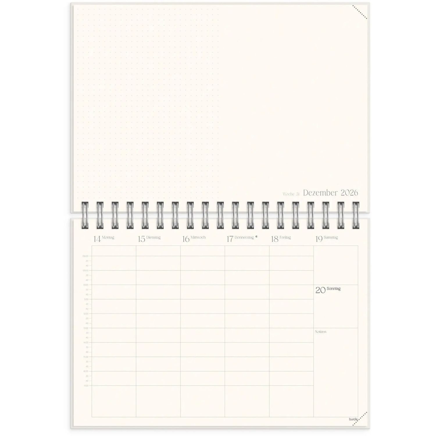 Jahresplaner Student Planner A5 26/27 Beige