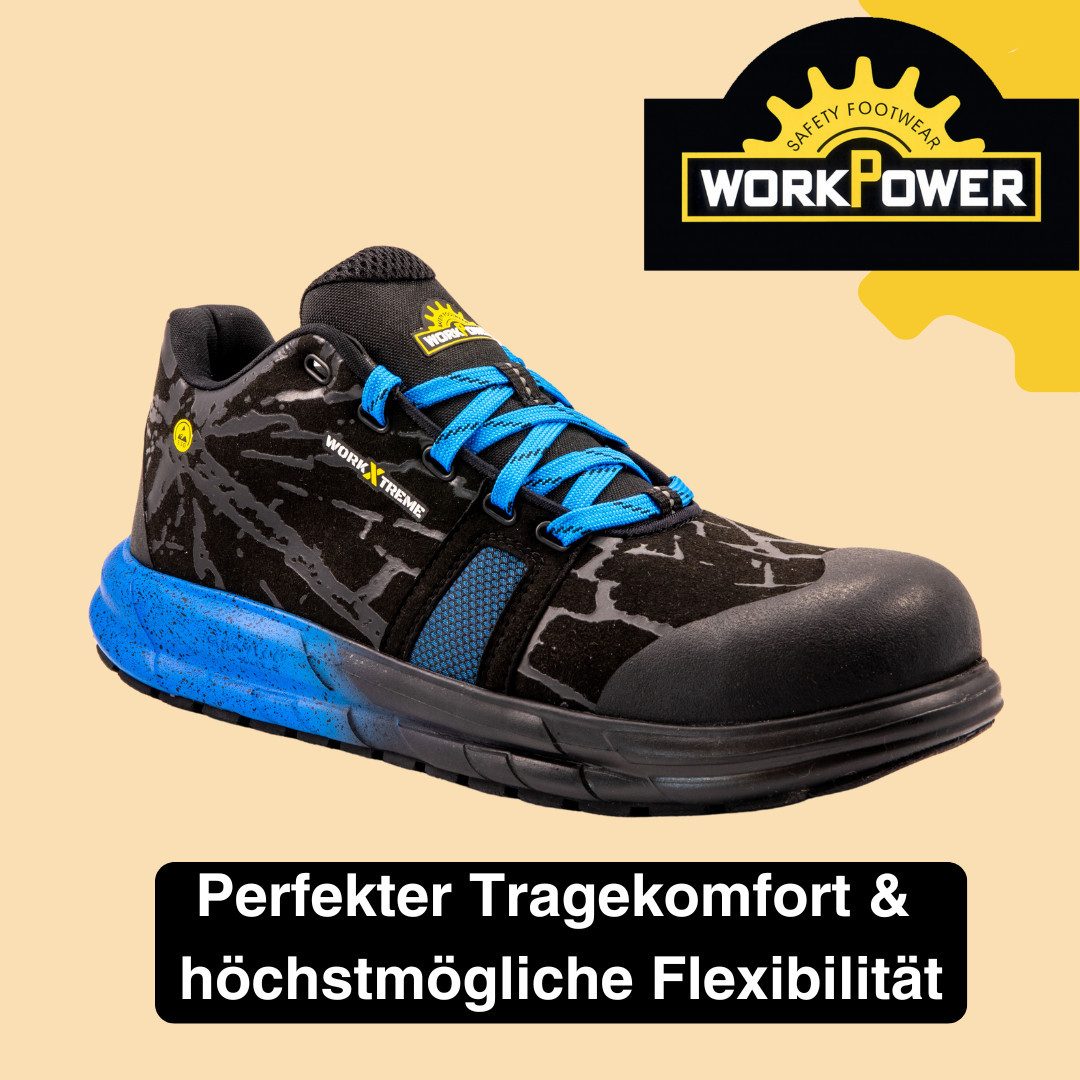 Workpower S3 Bene Sicherheitsschuh mit wasserbeständigem 3D Muster – Bild 4 von 5