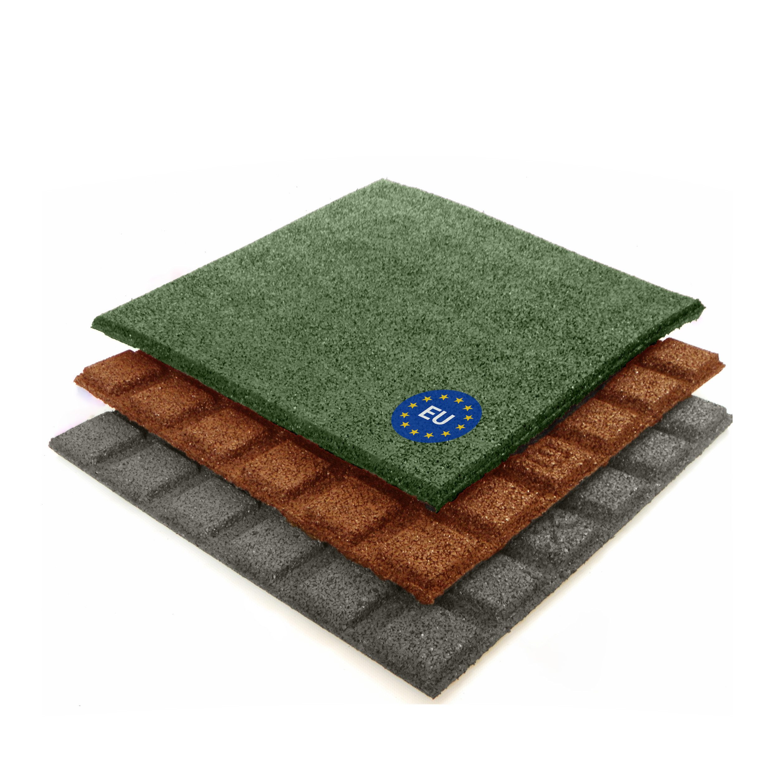 Gartenpirat Gummimatte Fallschutzmatte 50x50 cm Gummimatte günstig online kaufen