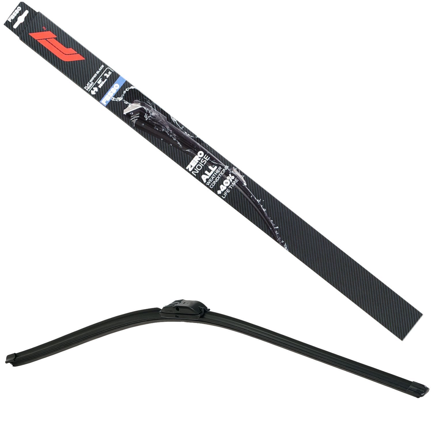 Formula 1 Scheibenwischblätter F1 FB580 Wischerblatt 580mm Scheibenwischer, vorne, (Packung), 23" Flachbalkenwischer Spoiler Multi Adapter-System Fahrer Beifahrer