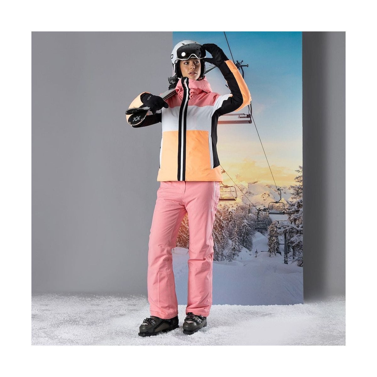 CMP Skihose Woman Pant Damen-Skihose in Unifarbe aus Twill