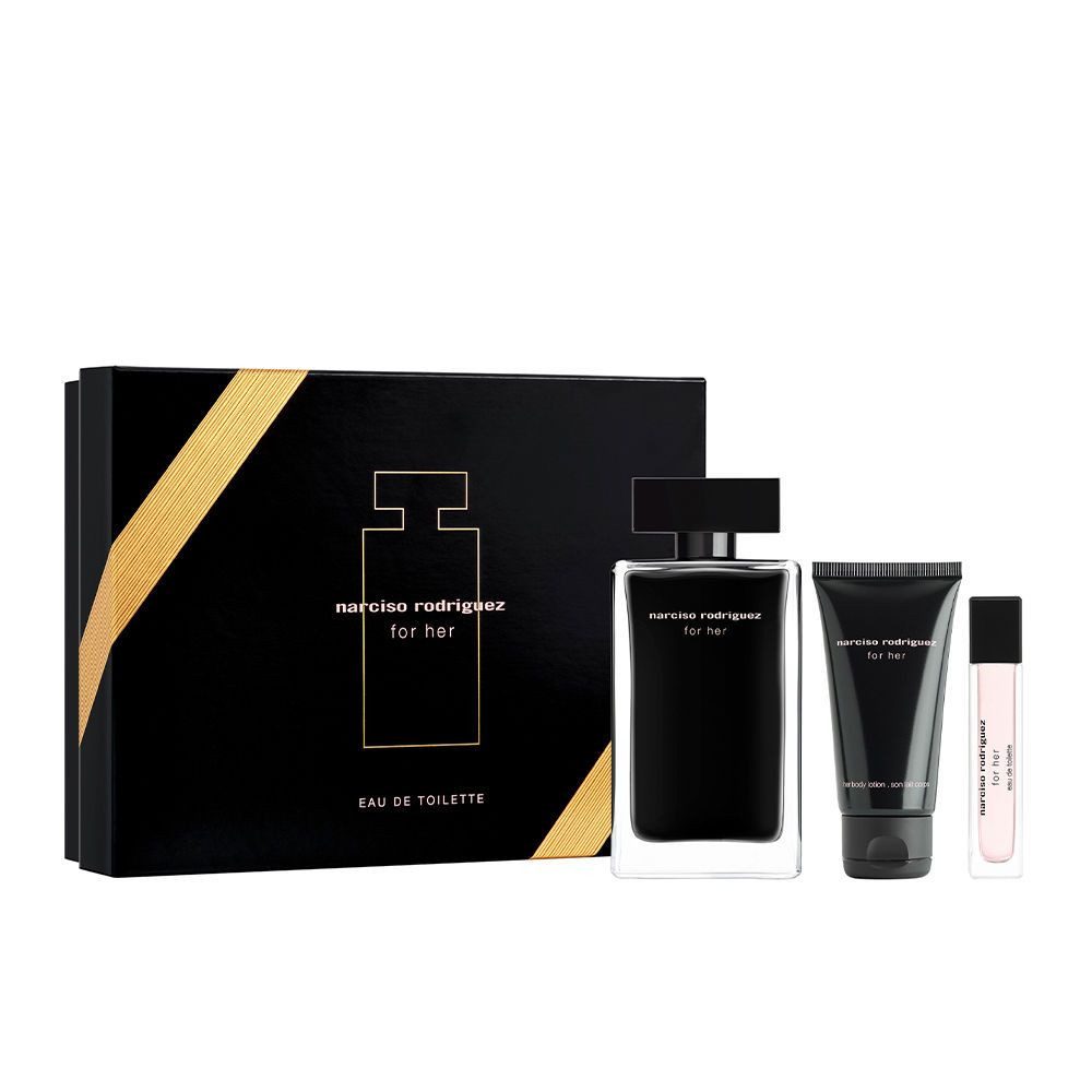 Eau de Toilette SET Narciso Rodriguez FOR HER EDT 100 ml + EDP 10 ml + BL 50 ml