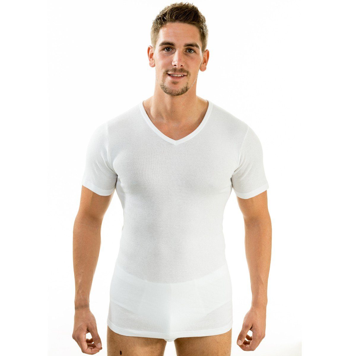 HERMKO Unterziehshirt 4880 Herren kurzarm Shirt günstig online kaufen