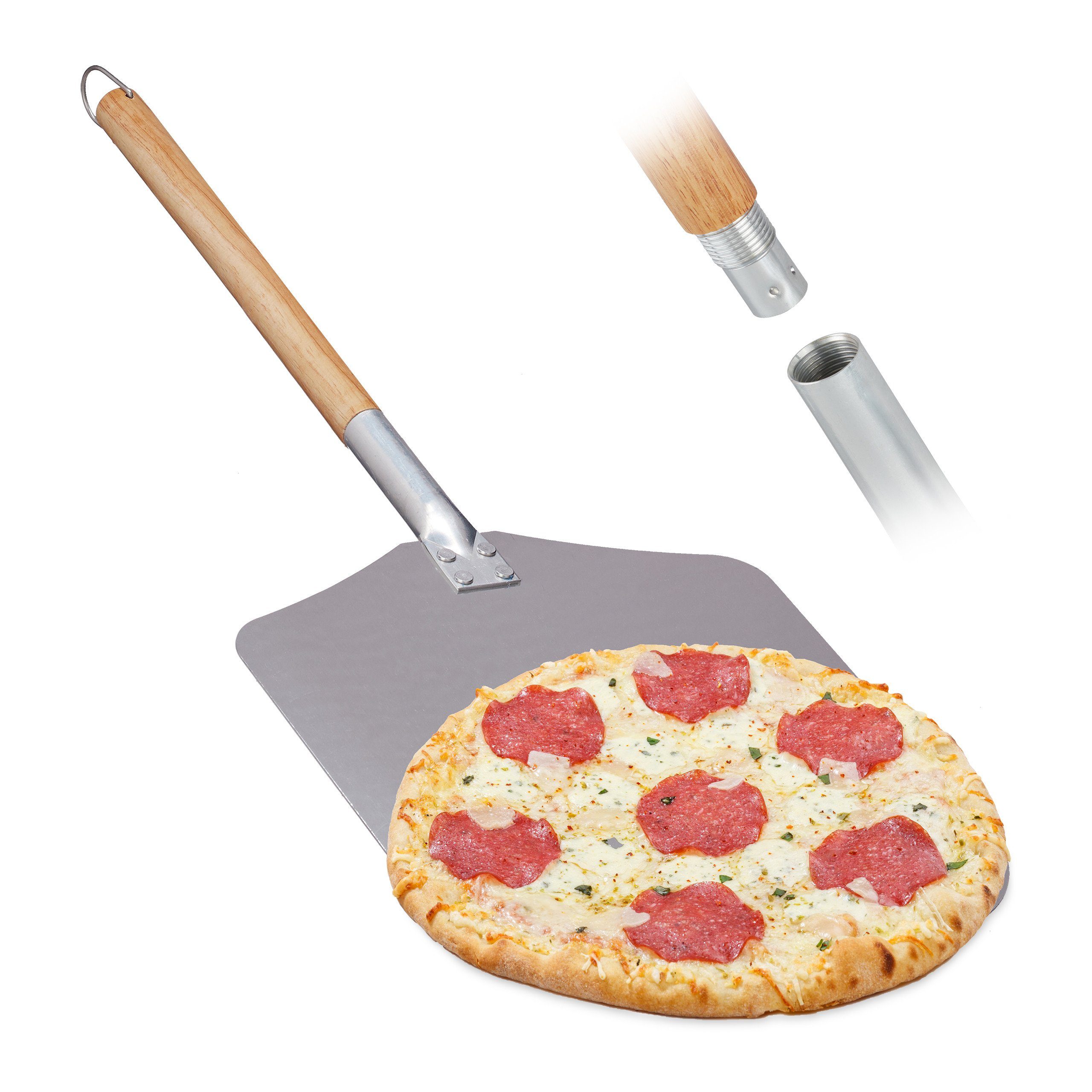 Pizzaschieber Pizzaschaufel Aluminium