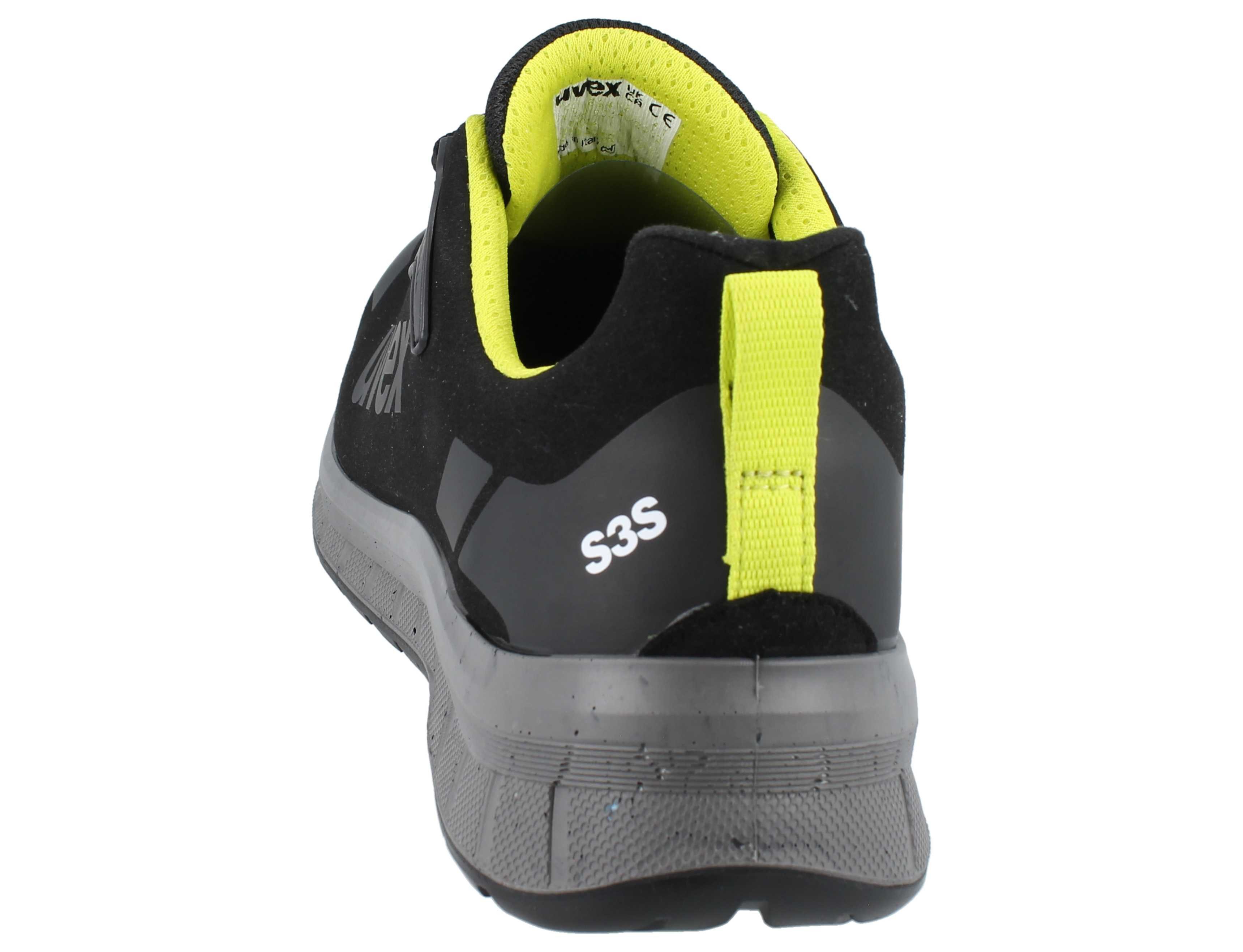 Uvex UVEX 2 trend Herren Sicherheitshalbschuhe S3S schwarz - Größe: 45 Sicherheitsschuh Wechselfußbett