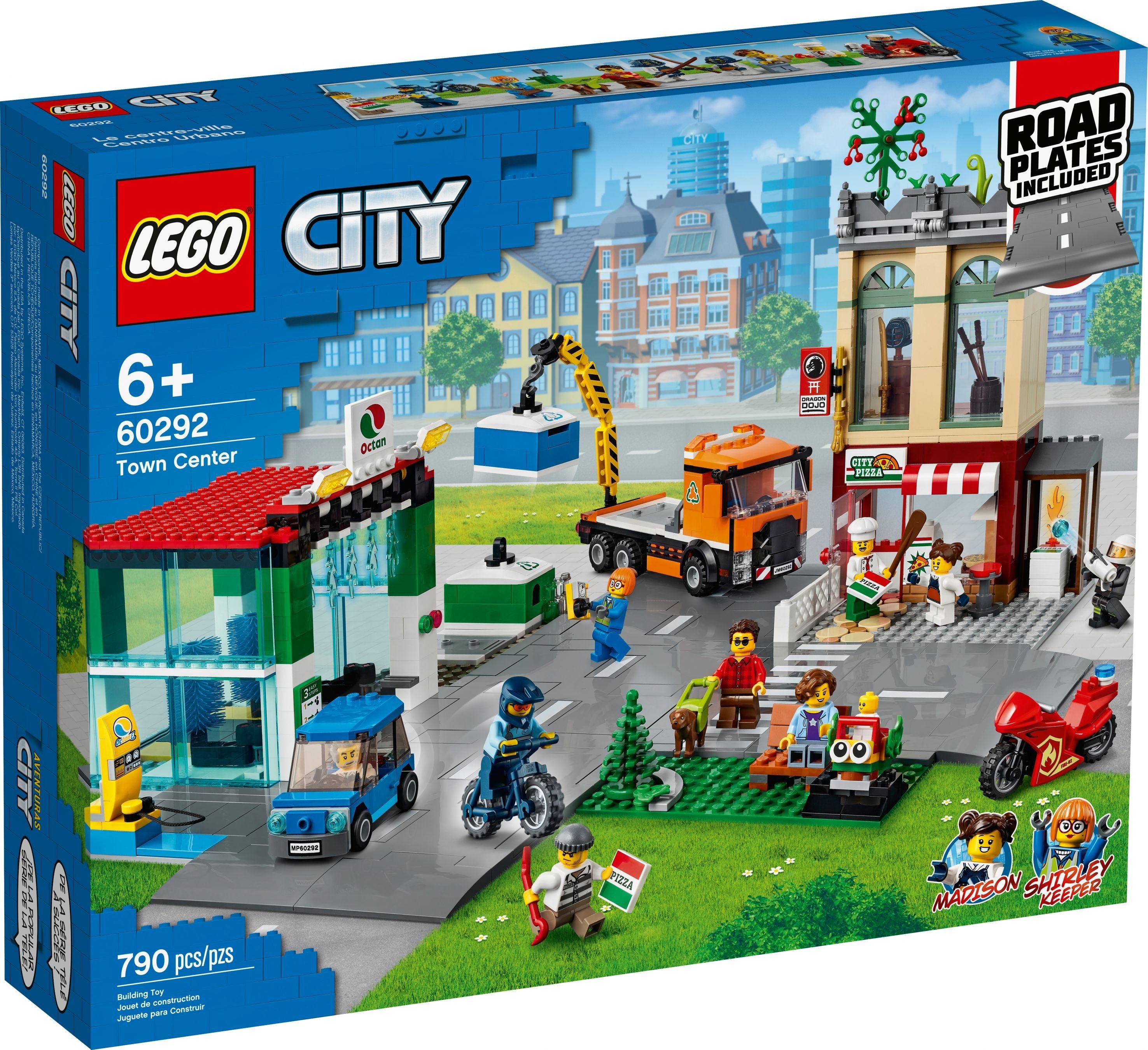 LEGO® Konstruktionsspielsteine LEGO® City - Stadtzentrum, St) 790 (Set