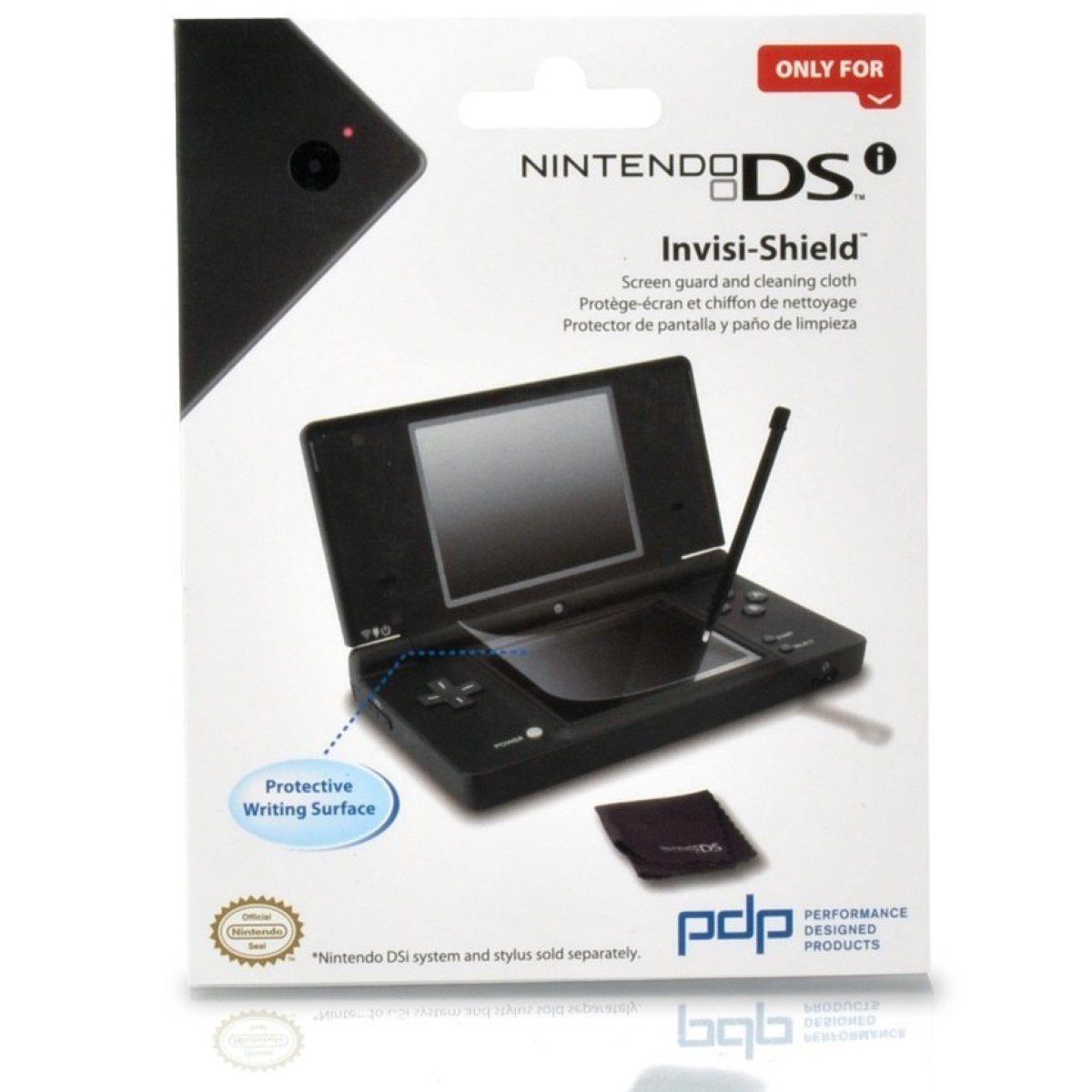 PDP - Performance Designed Products Schutzfolie Screen Protector Set Display-Folie Invisi-Shield, Schutz-Folie passend für Nintendo Dsi, Display-Schutz Anti-Kratz