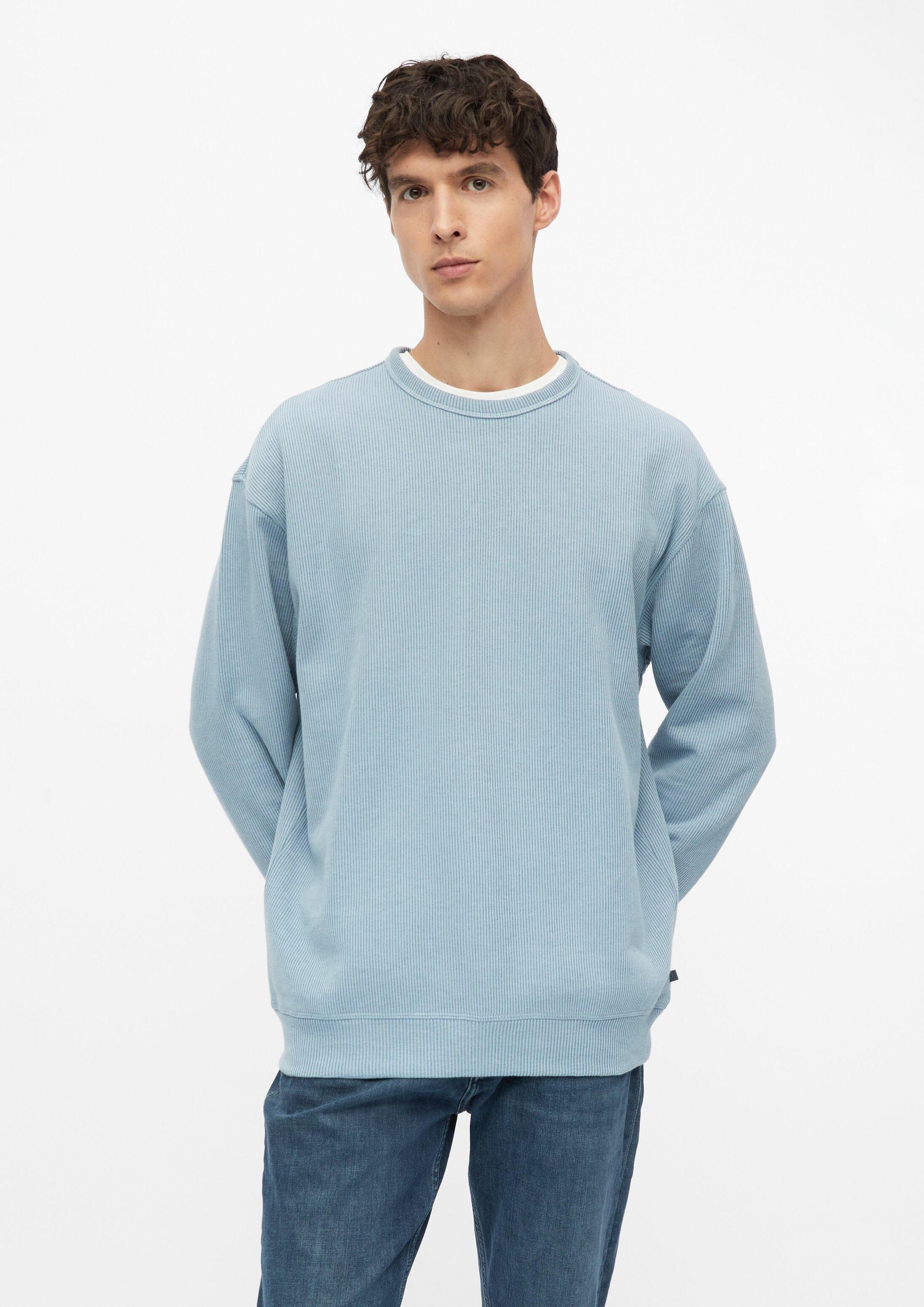 s.Oliver Sweatshirt Sweatshirt Sweatshirt im Modern Fit mit Rippstruktur