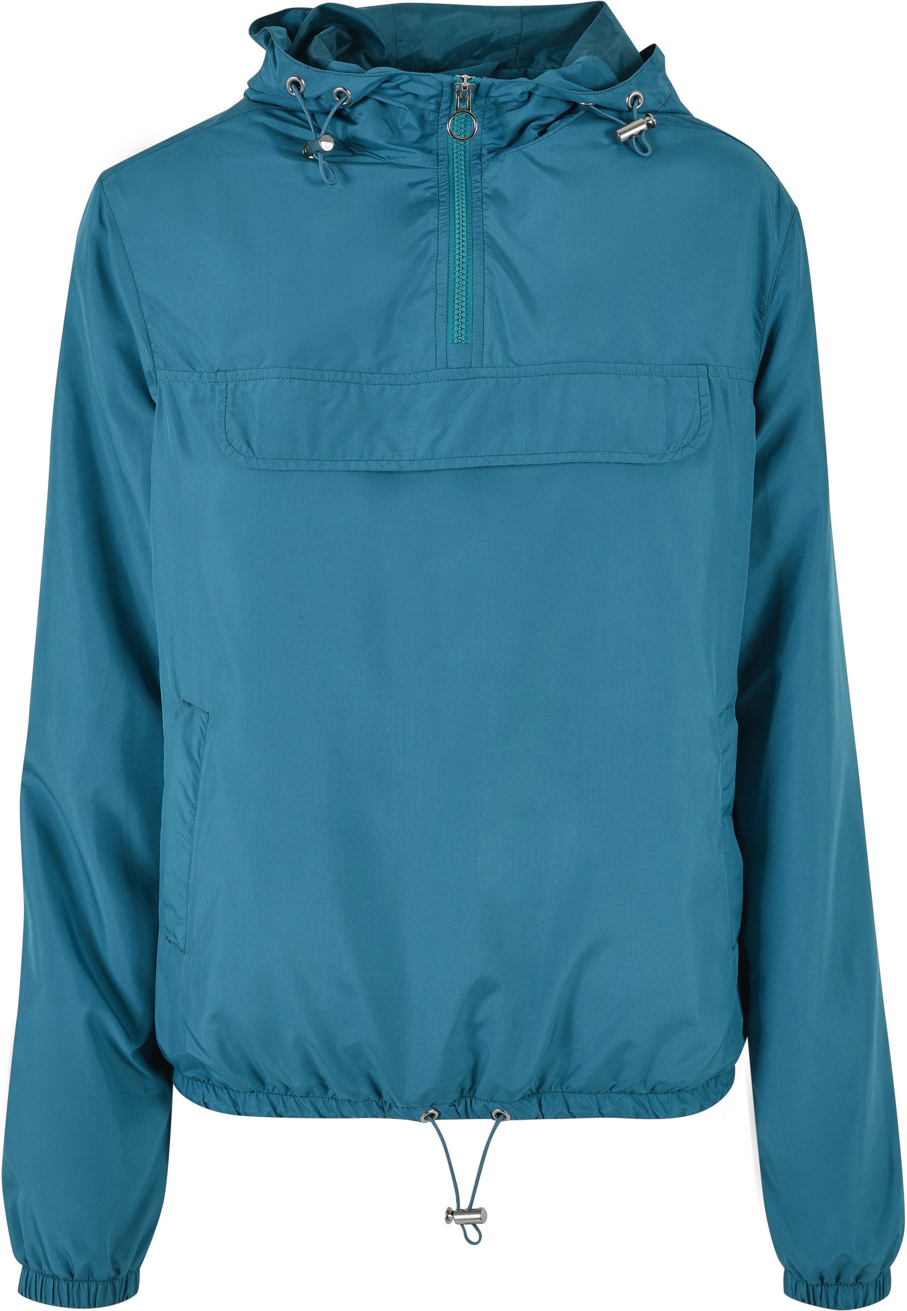 URBAN CLASSICS Langmantel Urban Classics Damen Ladies Basic Pull Over Jacket