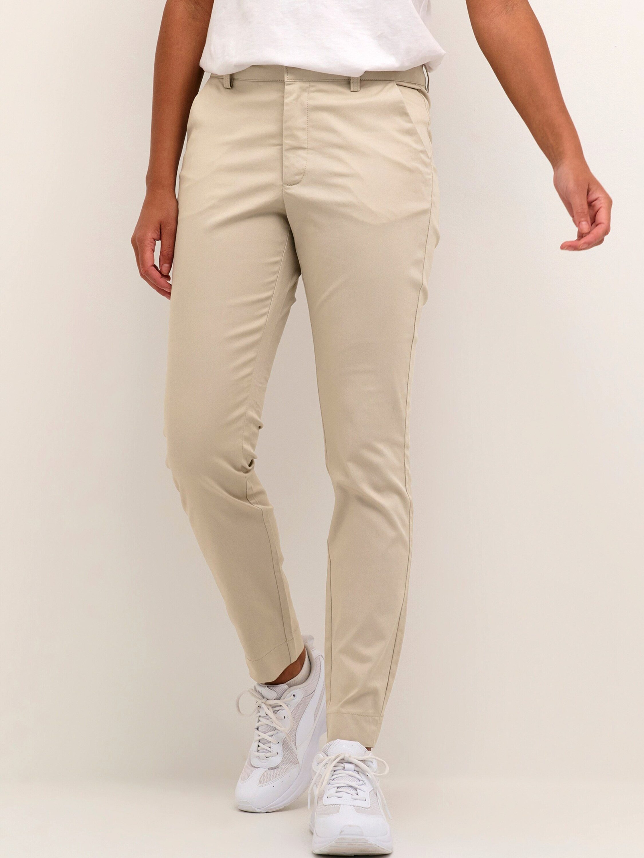 KAFFE Chinohose KA Lea (1-tlg) Plain/ohne Details günstig online kaufen