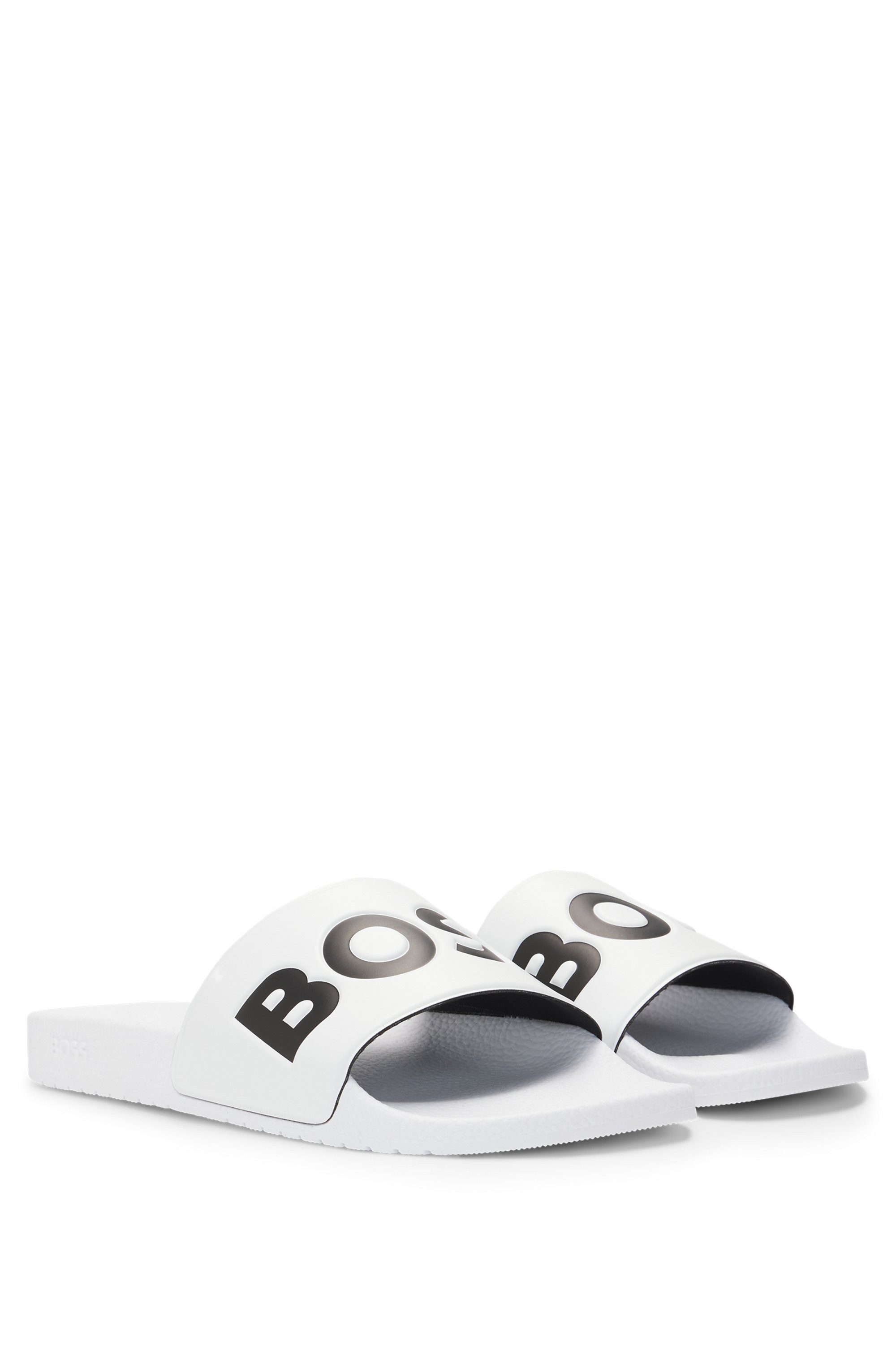 BOSS Aryeh Slid Badepantolette, Poolslides, Schlappen, günstig online kaufen