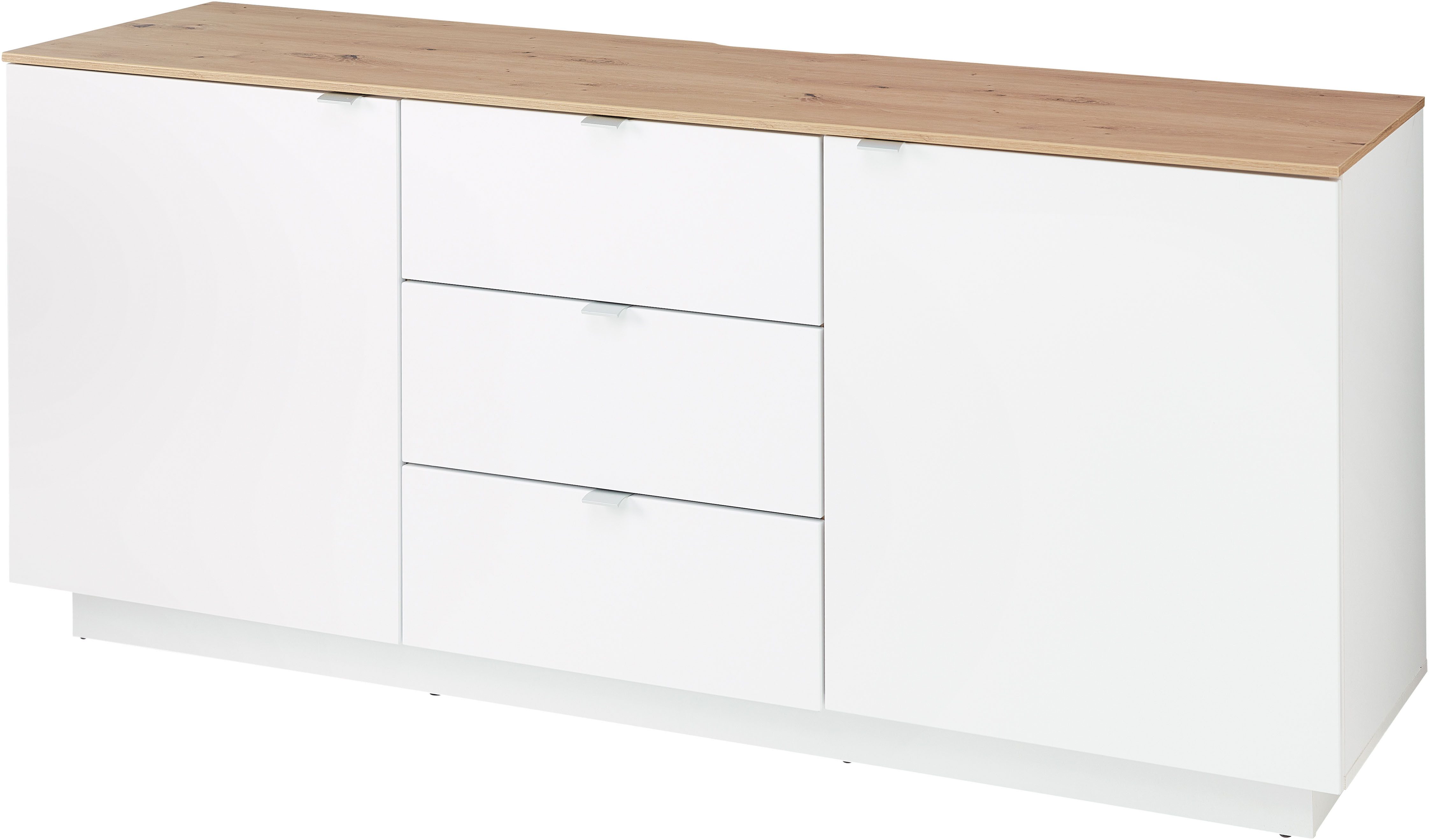 Innostyle TV-Schrank Core, TV-Sideboard Stellmaß B/H/T 180x77x44 cm (1-St) TV-Sideboard mit 2 Holztüren und 3 Schubkästen