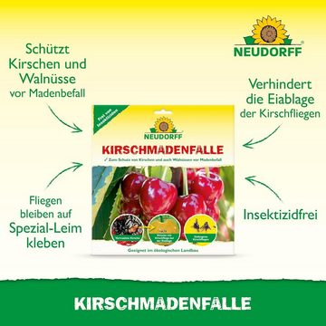 Neudorff Klebefalle KirschmadenFalle 7 Stück, zum Schutz von Kirschen vor Madenbefall