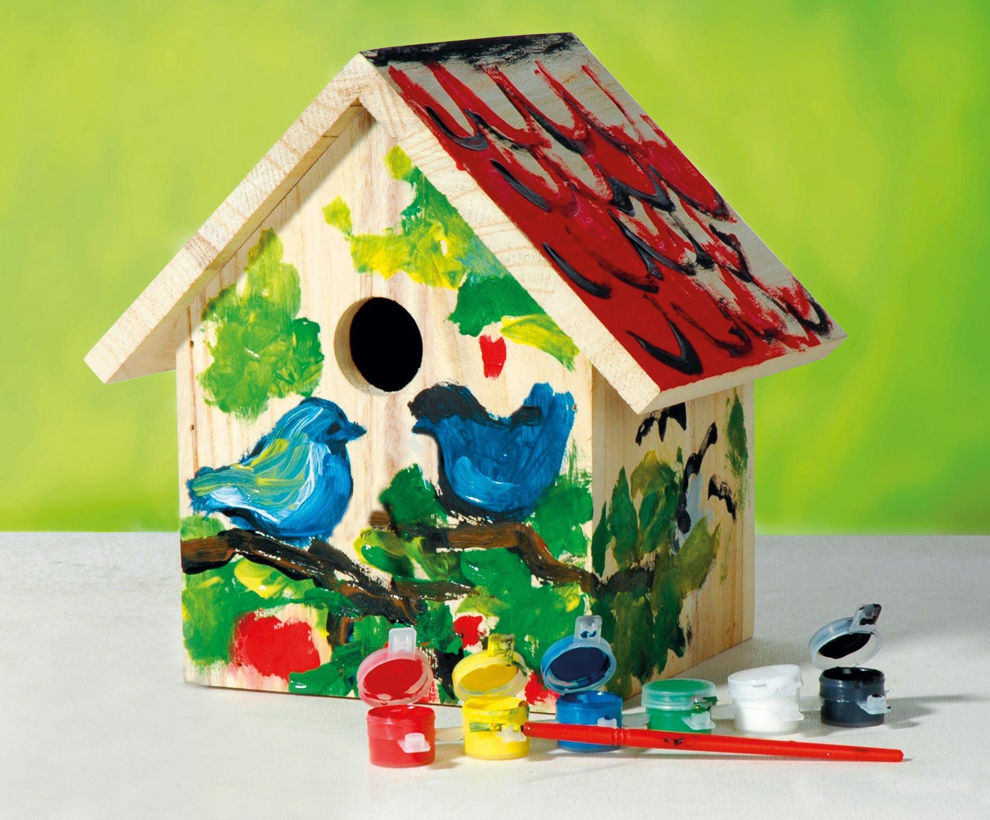 dobar Vogelhaus Nistkasten Bausatz zum selber Bauen