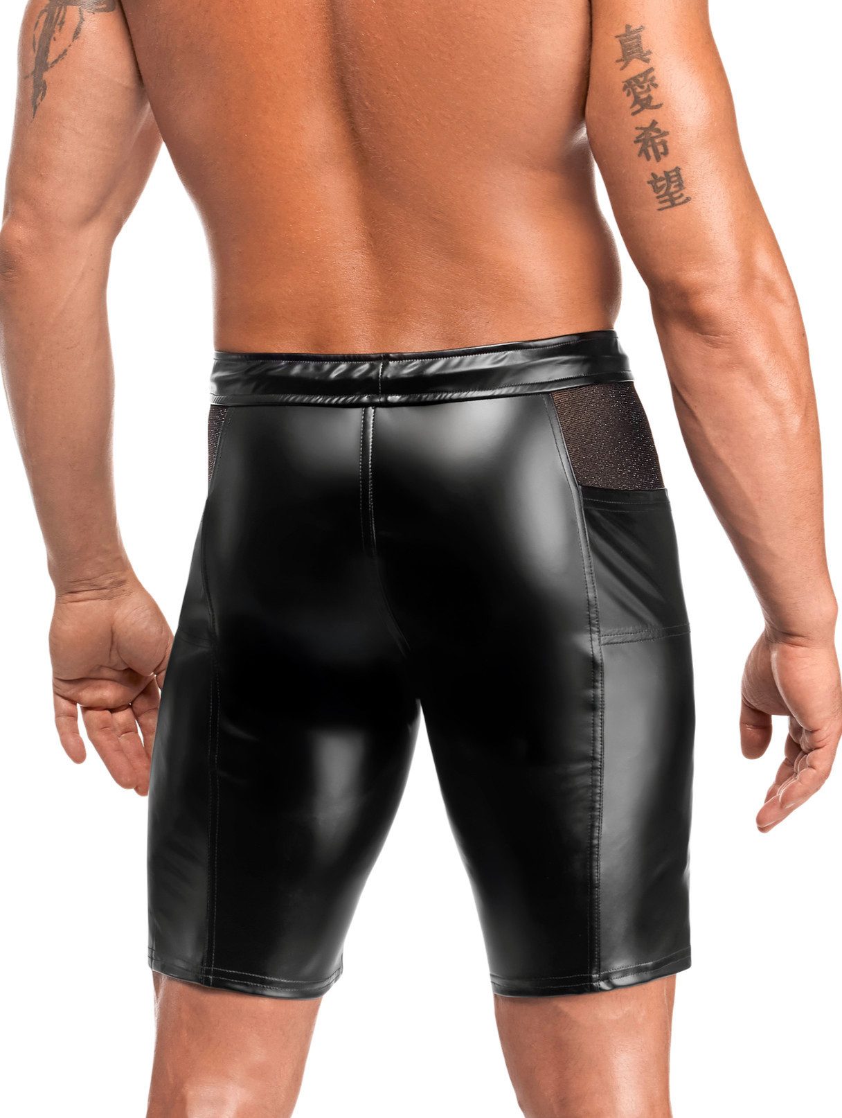 Noir Handmade Men Boxershorts Herren-Shorts in schwarz - S