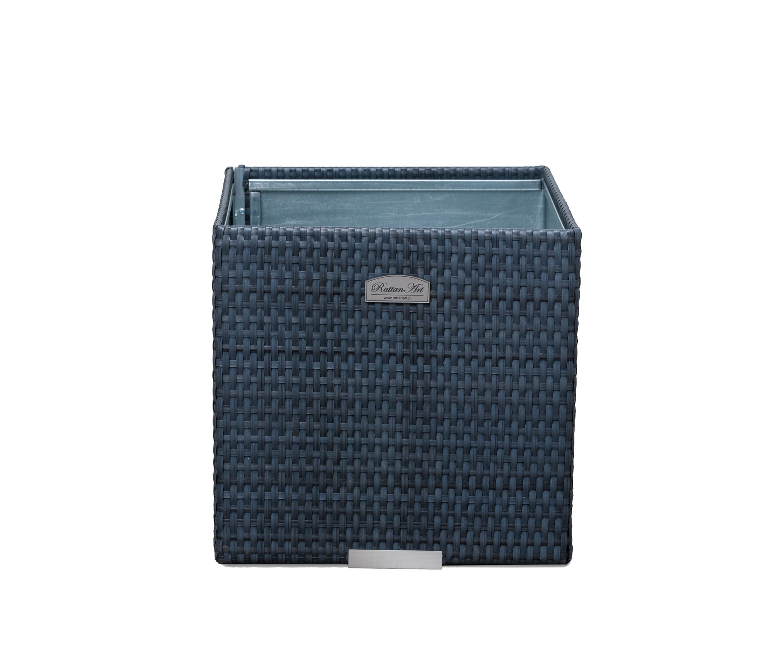 dynamic24 Pflanzkübel, Polyrattan Pflanzgefäß günstig online kaufen