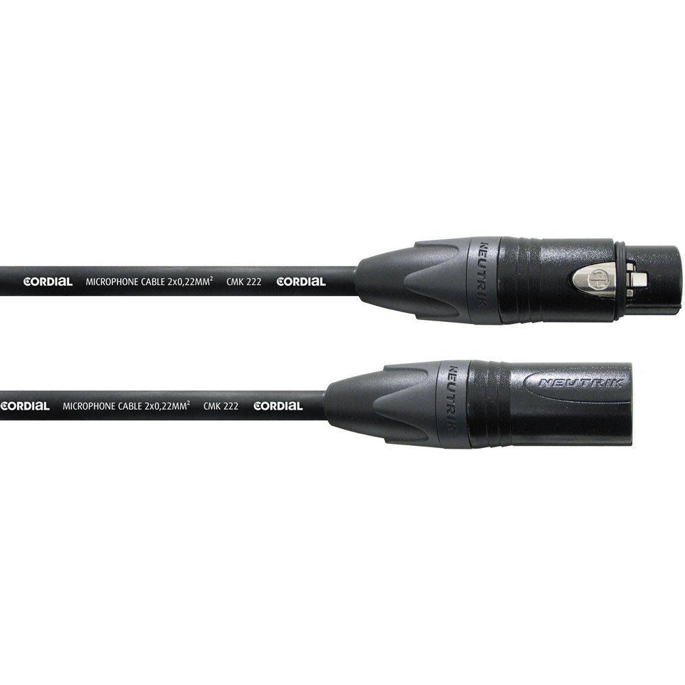 Cordial CPM 20 FM XLR Verbindungskabel [1x XLR-Buchse - 1x XLR-Stecker Audio-Kabel