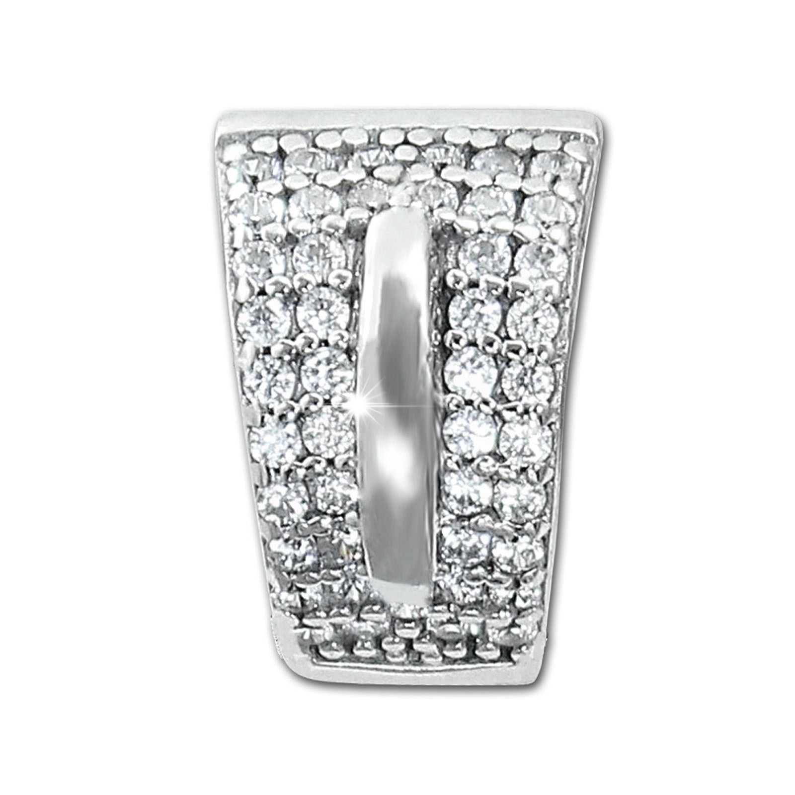 SilberDream Paar Creolen SilberDream weiß Shine Ohrringe Zirkonia (Creolen) günstig online kaufen