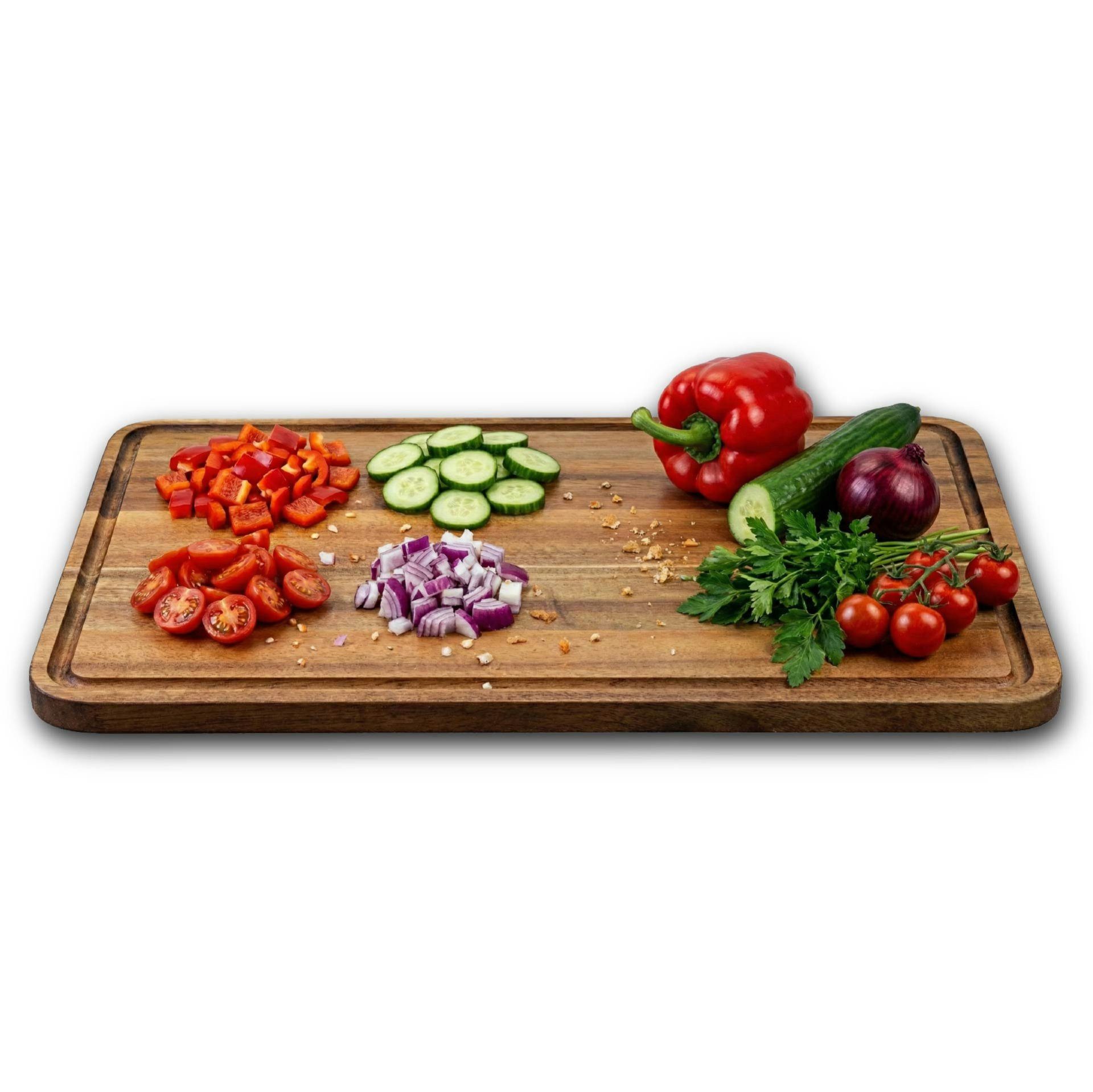 FACKELMANN Schneidebrett Küchenbrett, Hackbrett, Arbeitsbrett, Schneidbrett, Schnittbrett