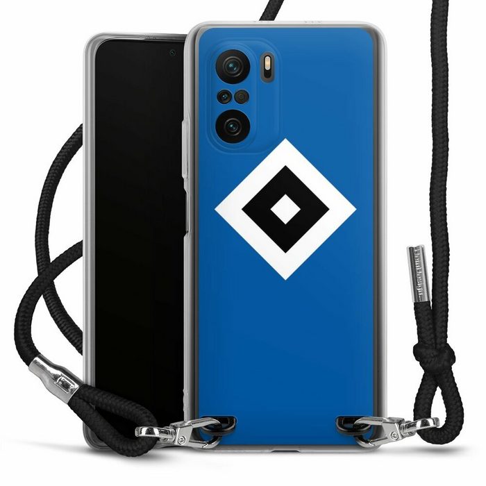 DeinDesign Handyhülle Hamburger SV Logo HSV HSV Blau Xiaomi Poco F3 Handykette Hülle mit Band Case zum Umhängen