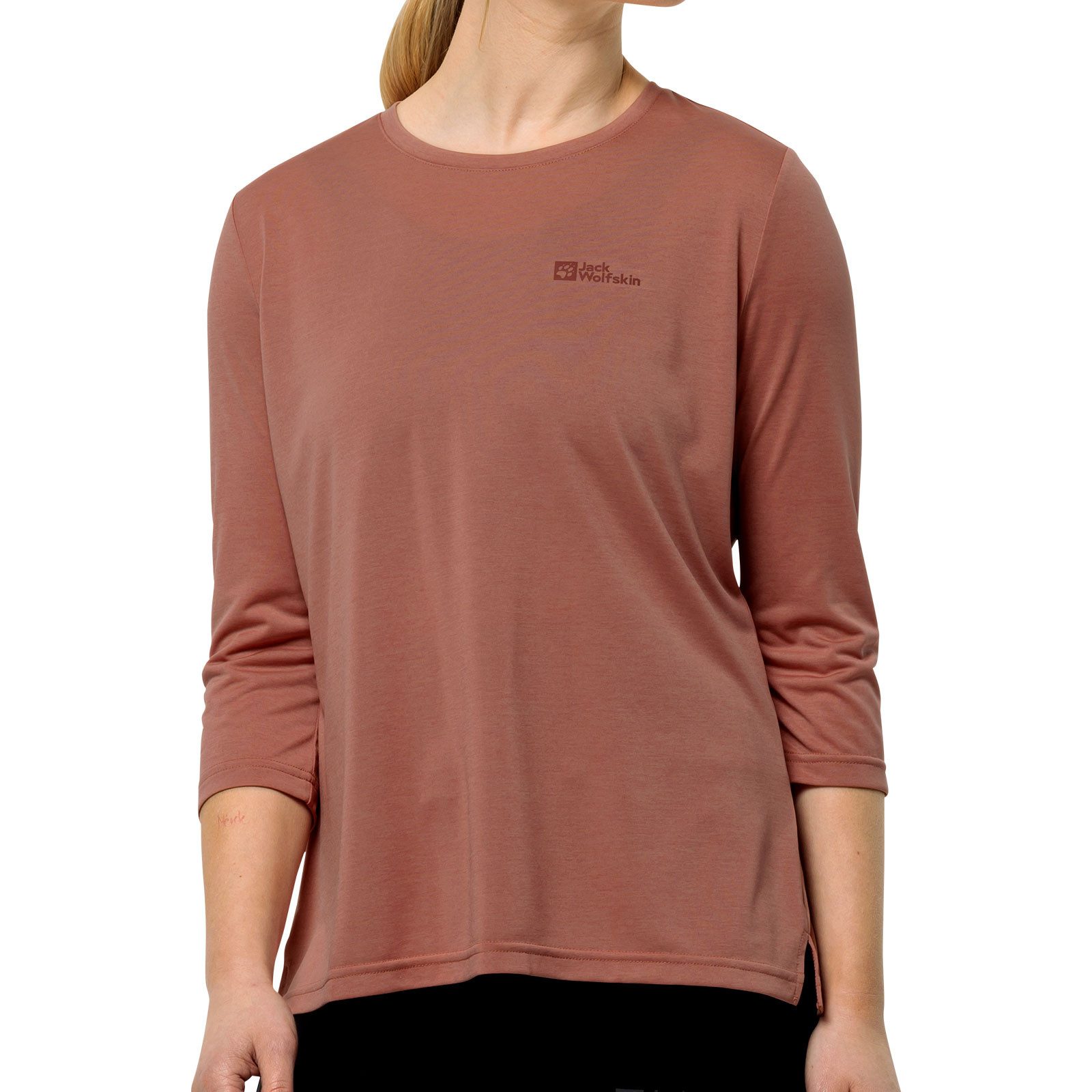 Jack Wolfskin 3/4-Arm-Shirt Crosstrail 3/4 T W mit Markenlogo auf linker Br günstig online kaufen