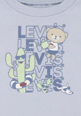 Levi's® Kids T-Shirt & Shorts CRITTER STACKED LOGO TEE (Set, 2-tlg) for Baby BOYS