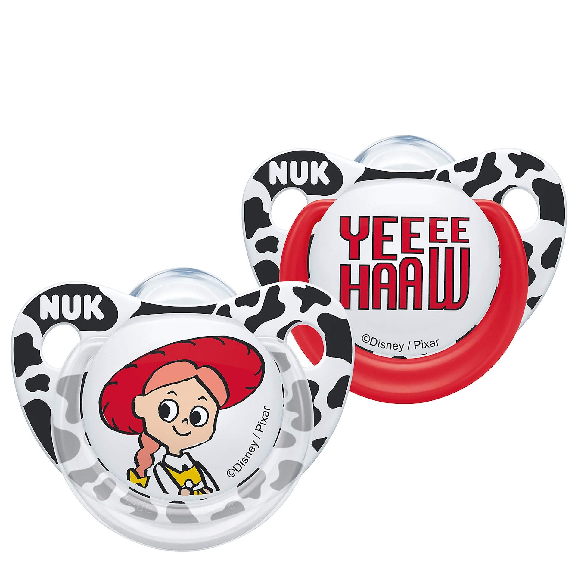 Schnuller NUK Disney Toy Story Silikon-Schnuller 2 Stück, Jessie/ROT