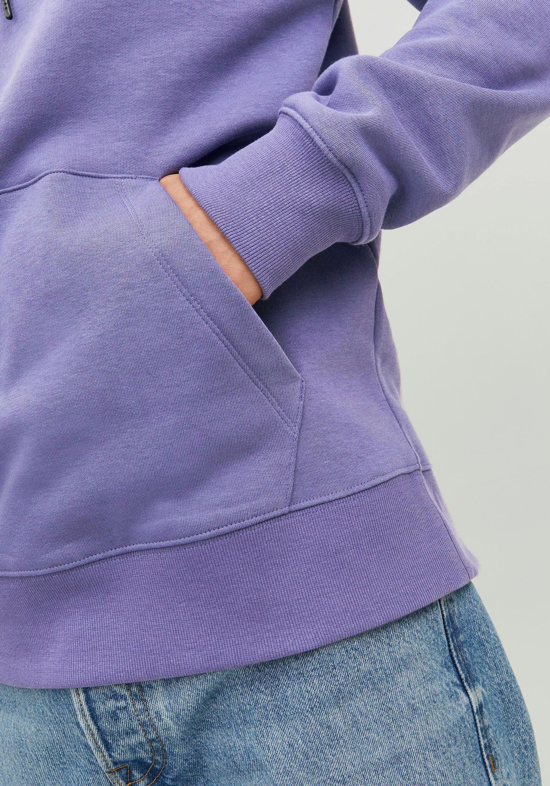 SWEAT HOOD JJESTAR BASIC NOOS Jack Twilight Kapuzensweatshirt Purple & Jones