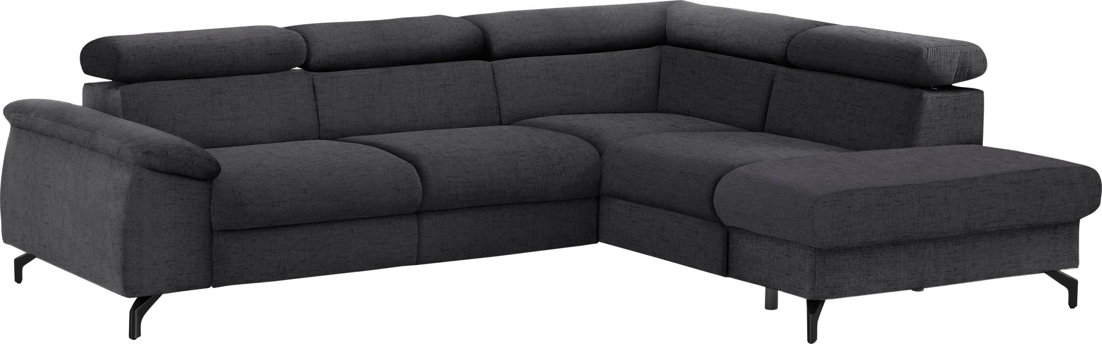 COTTA Ecksofa "Komaris L-Form", mit Kopfteilverstellung, wahlweise mit Bett günstig online kaufen