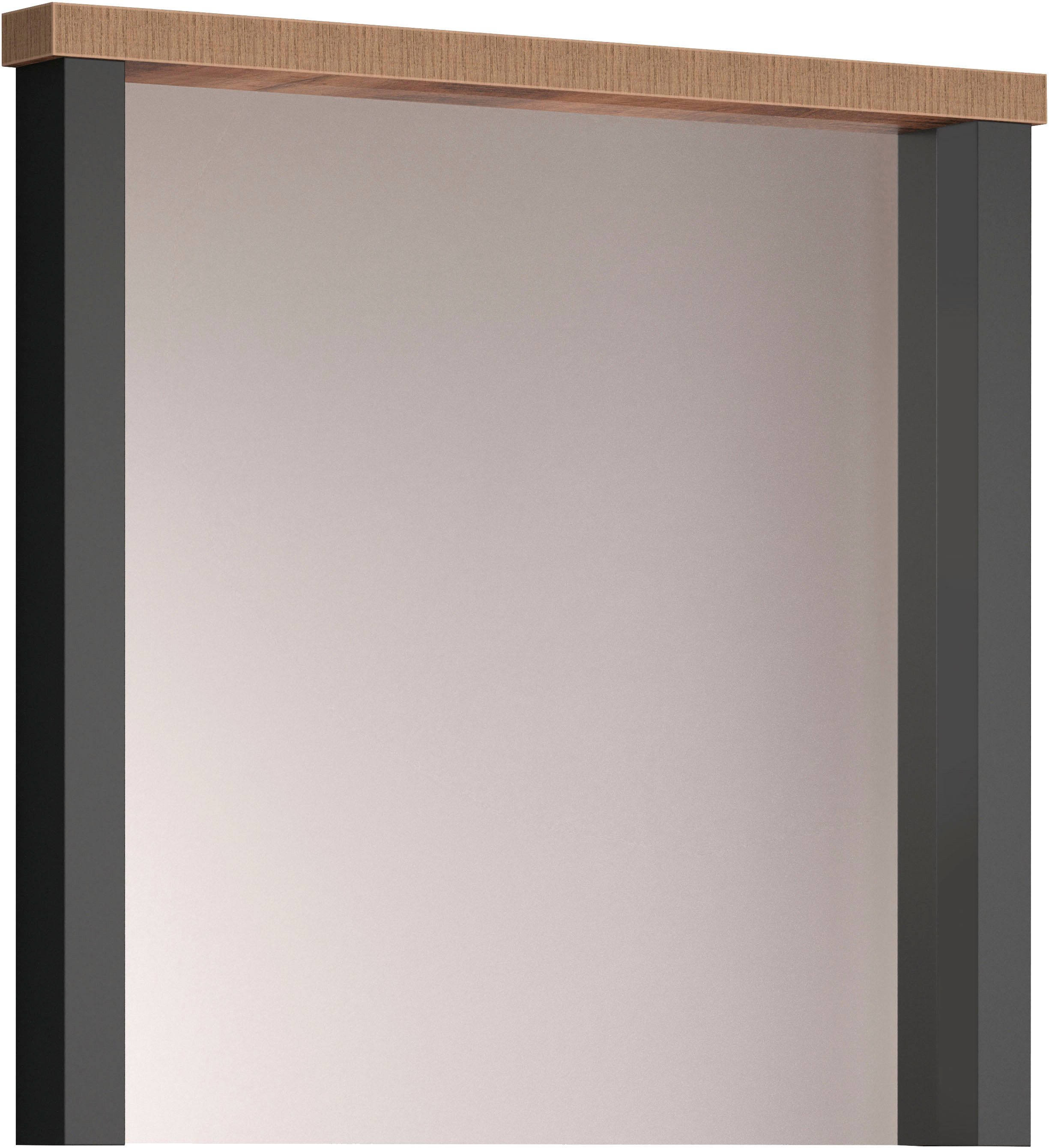 Home affaire Garderobenspiegel Elda (1-St), Wandspiegel aus Floatglas – (B/T/H) 73/7/69 cm