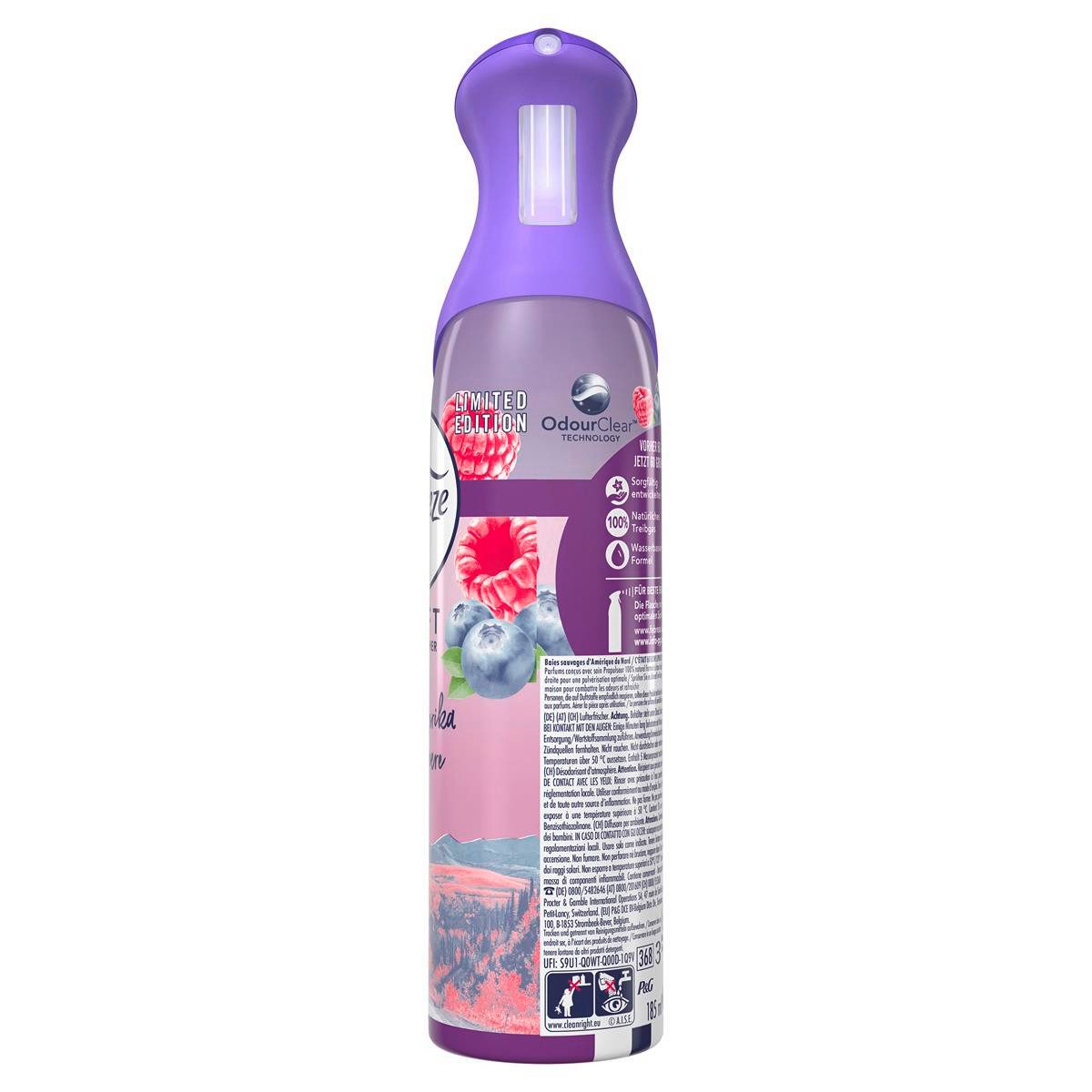 Febreze Raumduft Febreze Lufterfrischer Nordamerika Wildbeere 185ml - Raumduft (1er Pac