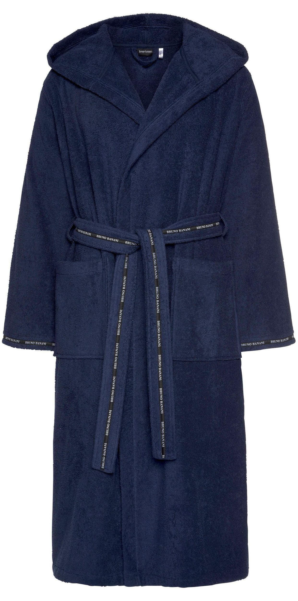 Bruno Banani Herrenbademantel Danny, Normallänge & Überlänge, auch in extra günstig online kaufen