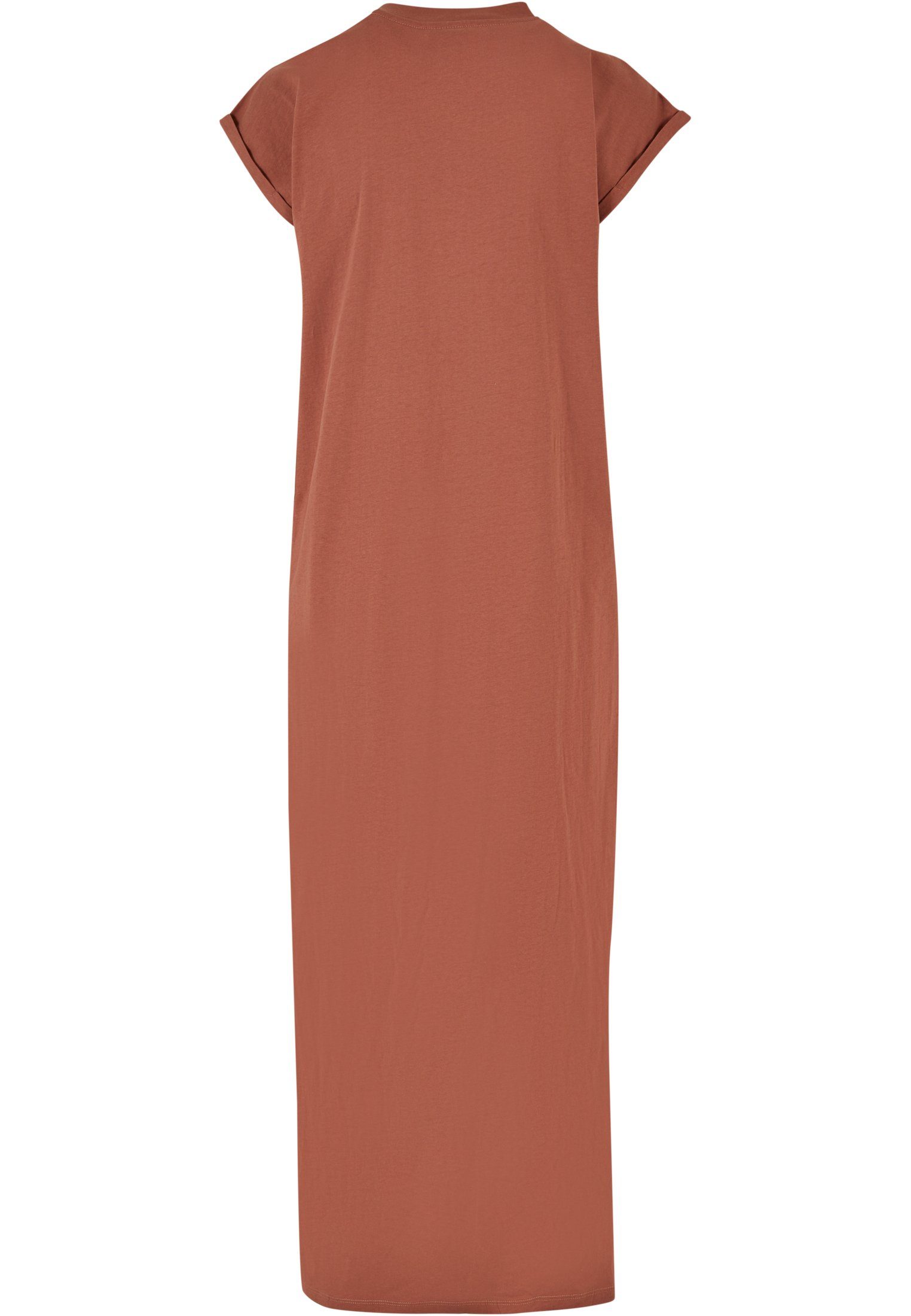 Ladies terracotta Damen (1-tlg) Dress Long Shoulder Extended CLASSICS Jerseykleid URBAN