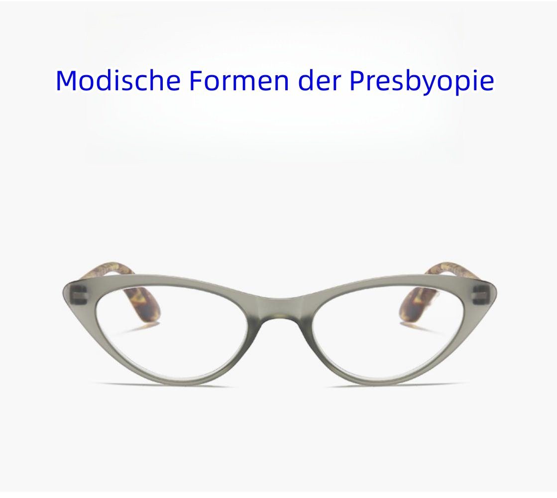anti presbyopische Mode grau Rahmen PACIEA Lesebrille Gläser bedruckte blaue