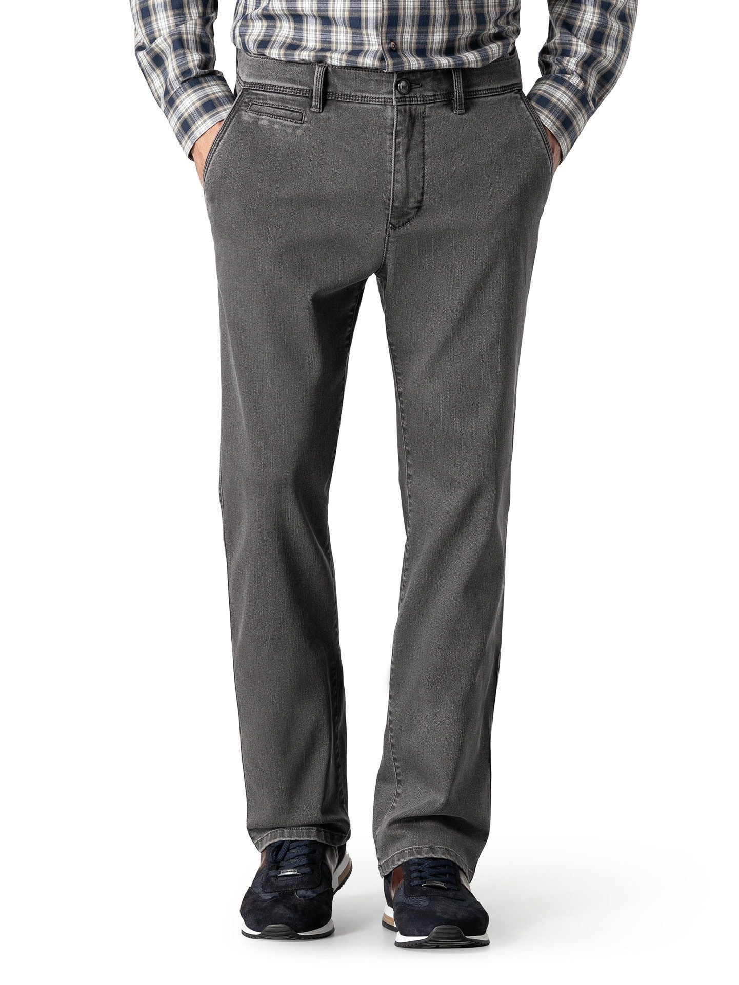Walbusch Chinohose Herren Thermo Chino angeraut gerader Regular Fit pflegeleicht, wärmend, Kurzgröße – Bild 5 von 5