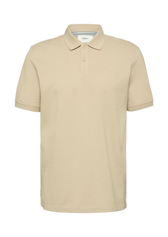 s.Oliver Poloshirt Poloshirt Kragen, Knopfleiste, kurzarm