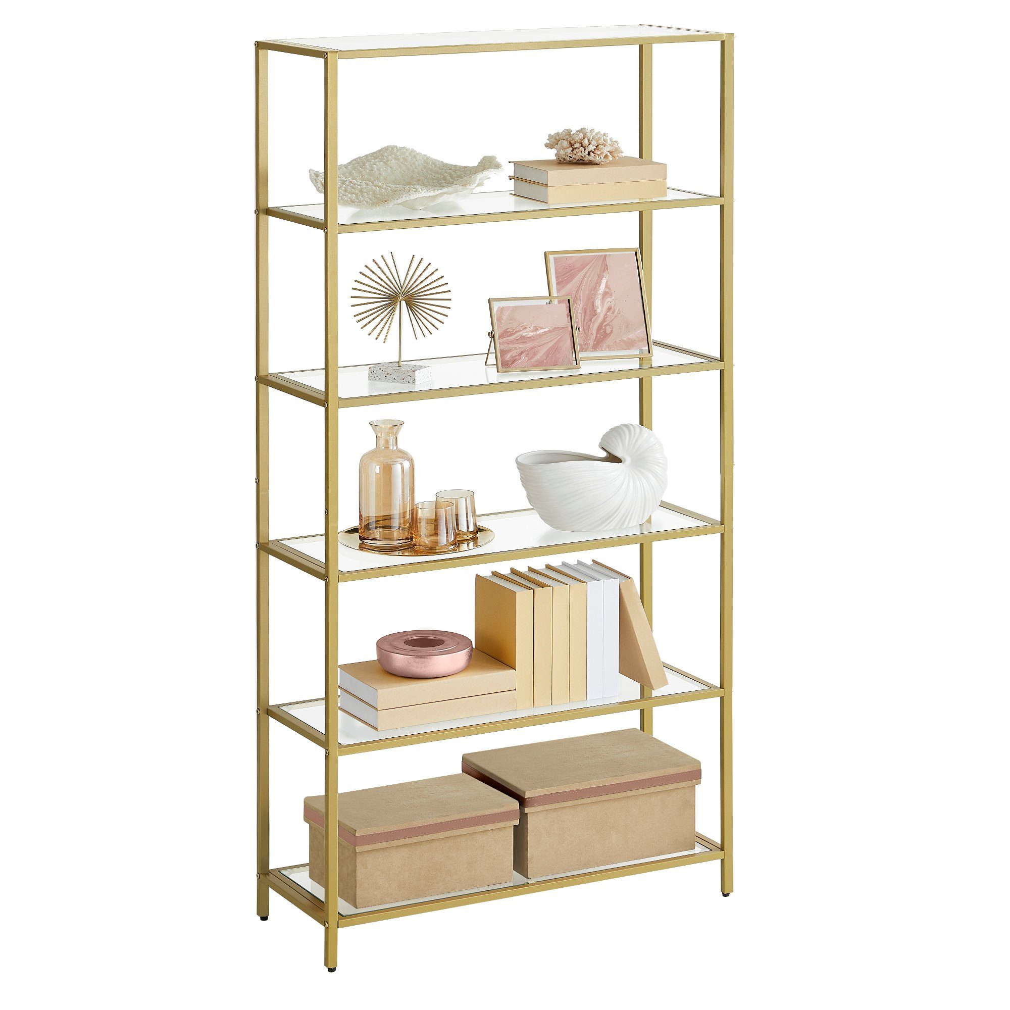 VASAGLE Standregal Regal mit 6 Ablagen, günstig online kaufen