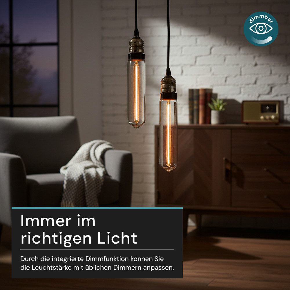 LUXULA LED-Leuchtmittel LUXULA LED-Leuchtmittel E27 2 W 1800 K Warmweiß, E27, Warmweiß