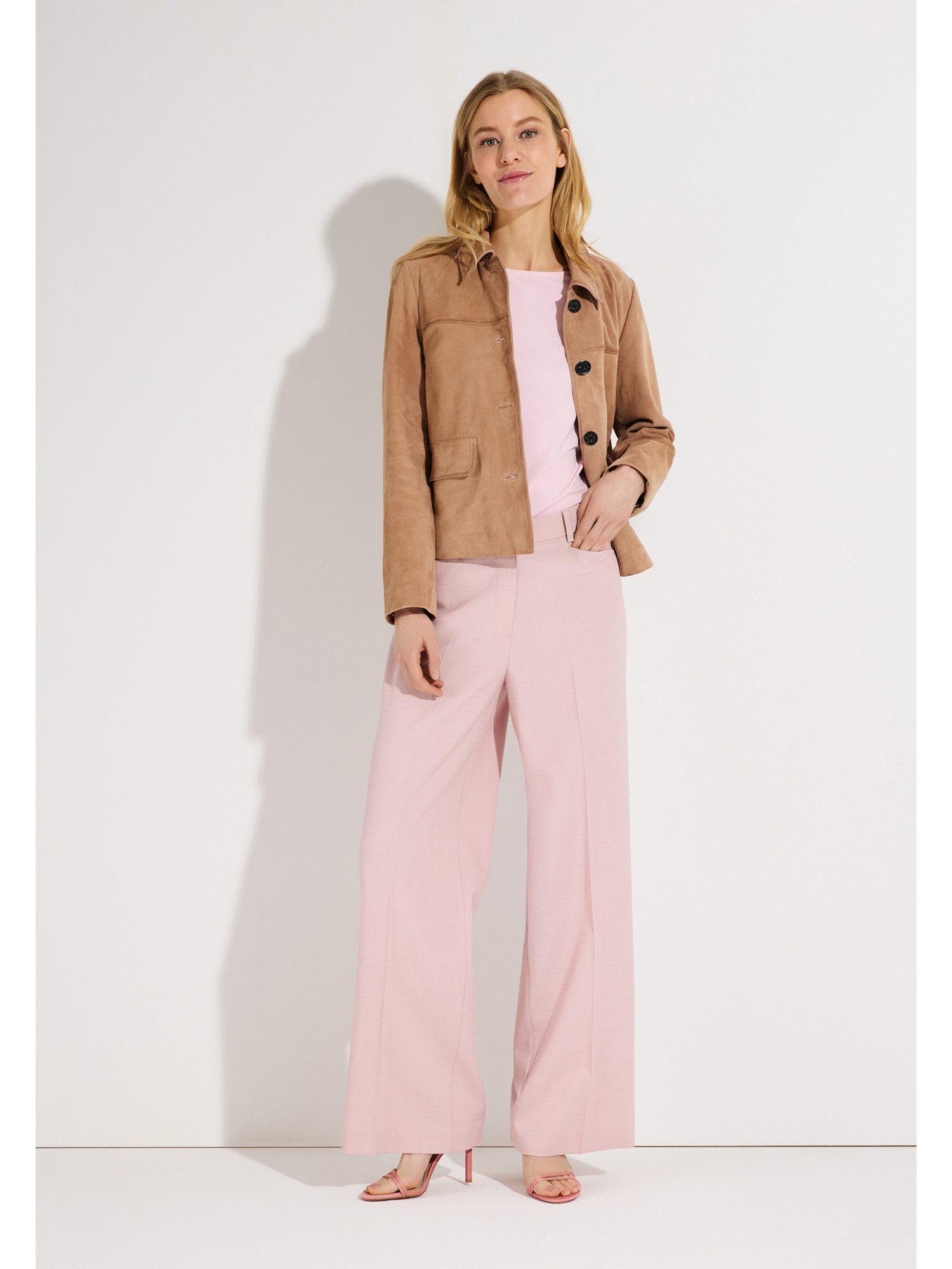 MORE&MORE Anzughose weite, moderne Businesshose