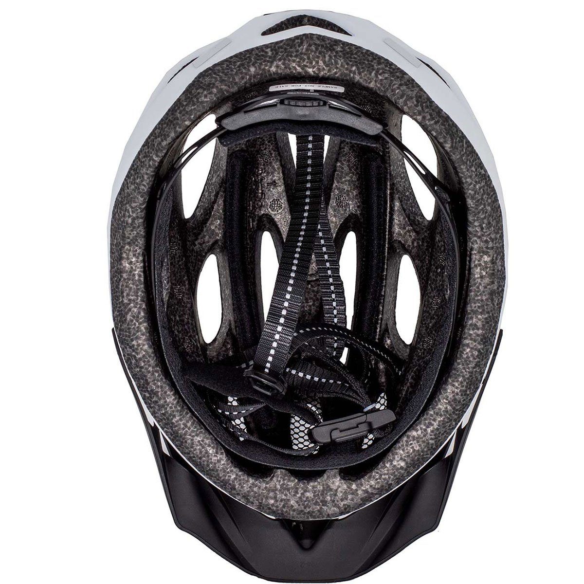 Airtracks Fahrradhelm Fahrradhelm Savage S/M (53-58cm), L/XL (58-63cm) (KJ-201 für Herren und Damen - EPS Körper), + IN MOULD / Neon Weiß Schwarz Matt
