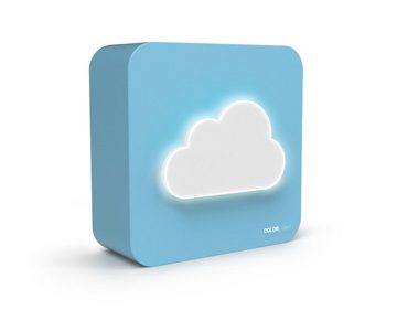 BigBen portabler Lautsprecher COLORLIGHT Cloudy Wolke LED blau AU385120 Portable-Lautsprecher