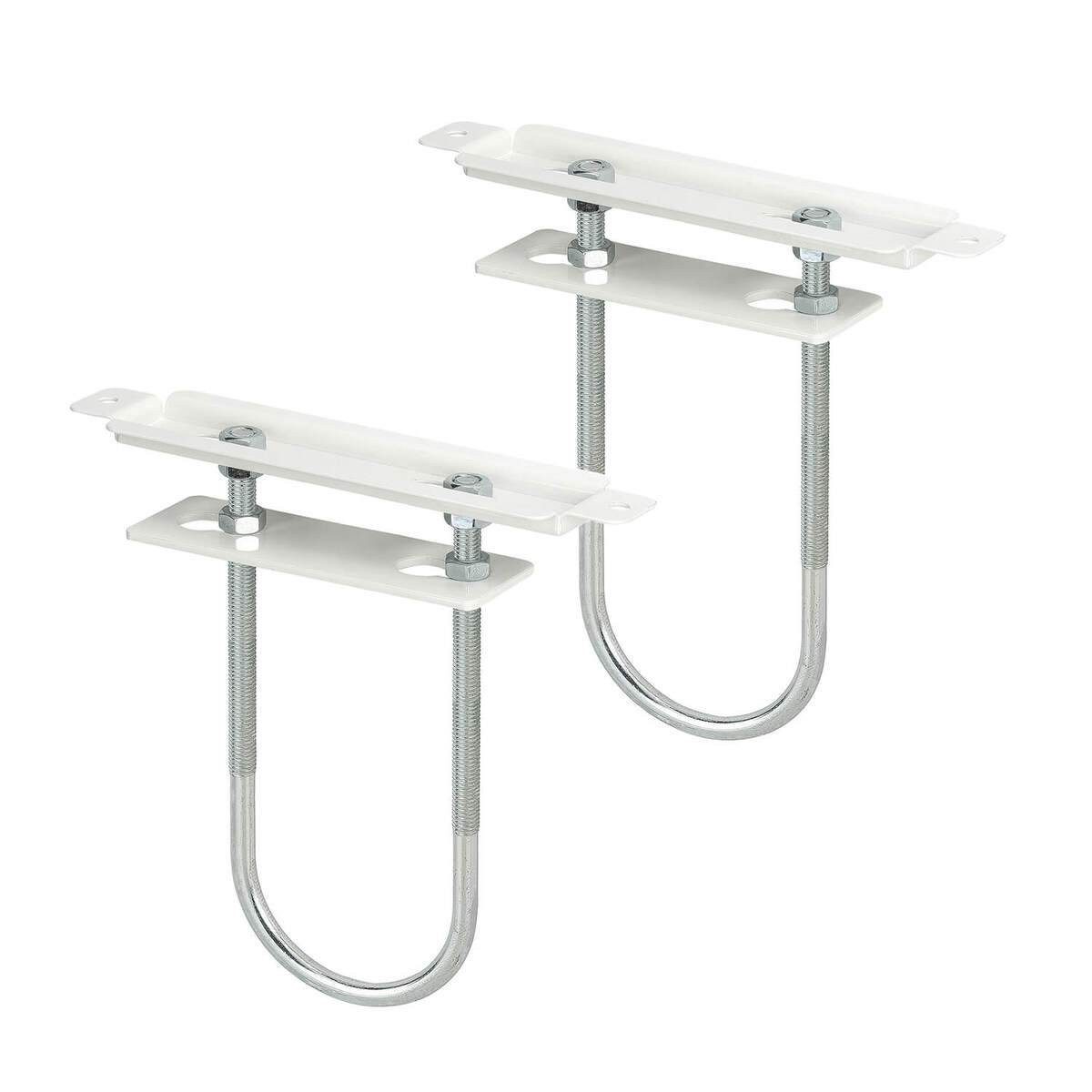 siwitec Heizkörperkonsole 2x Vario-Heizkörperkonsole weiss, vormontierte Heizkörperkonsole für R, (2-tlg)