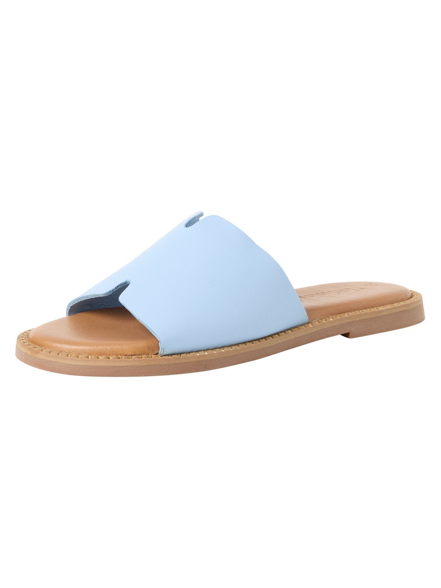 Tamaris TOUCH-IT aus Leder kein Absatz 1-27135-42 Pantolette TOUCH-IT
