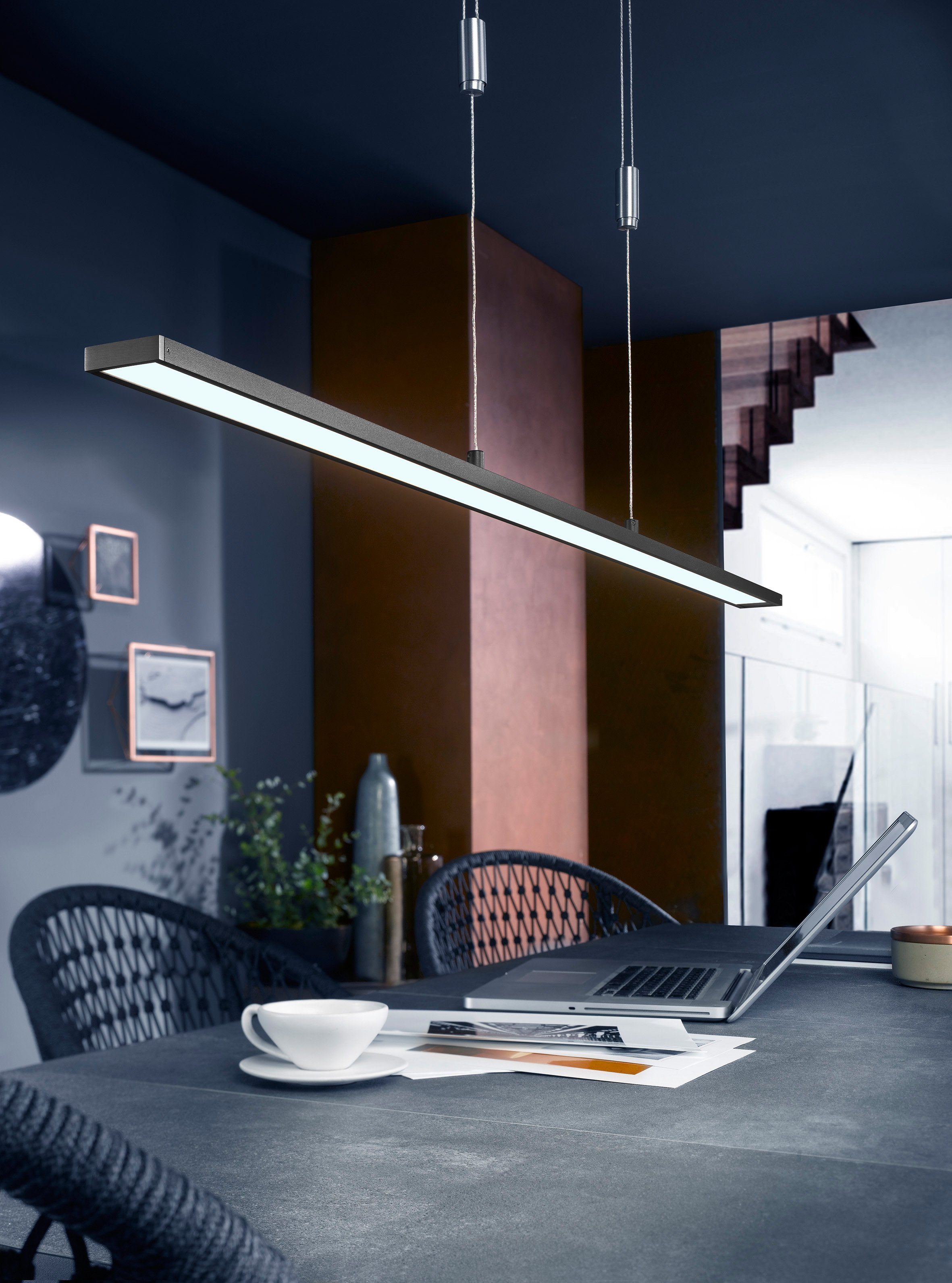 FISCHER & HONSEL LED Metz TW, Farbsteuerung, integriert, Pendelleuchte LED Dimmfunktion, fest Farbwechsler