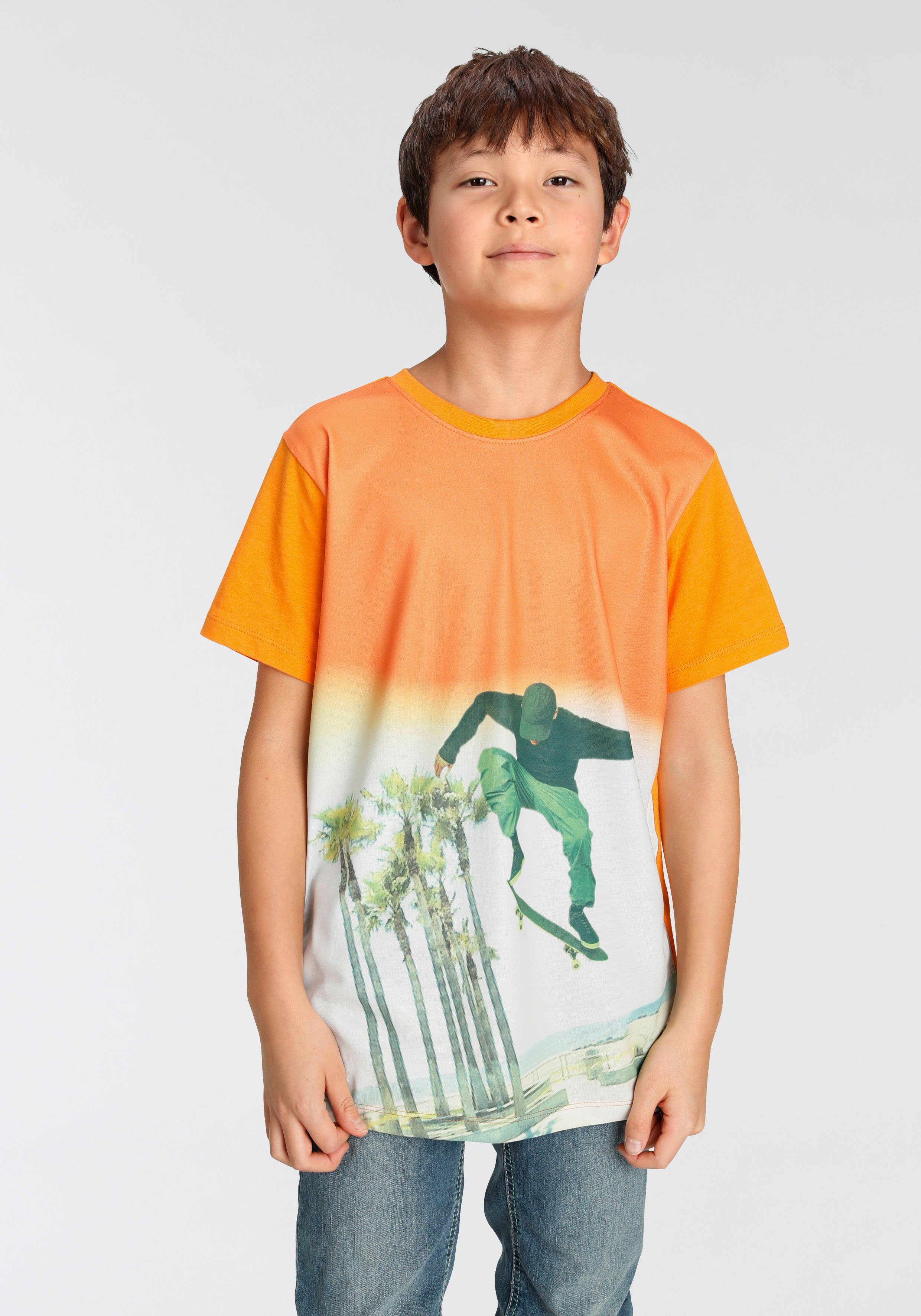 SKATER Fotodruck T-Shirt KIDSWORLD